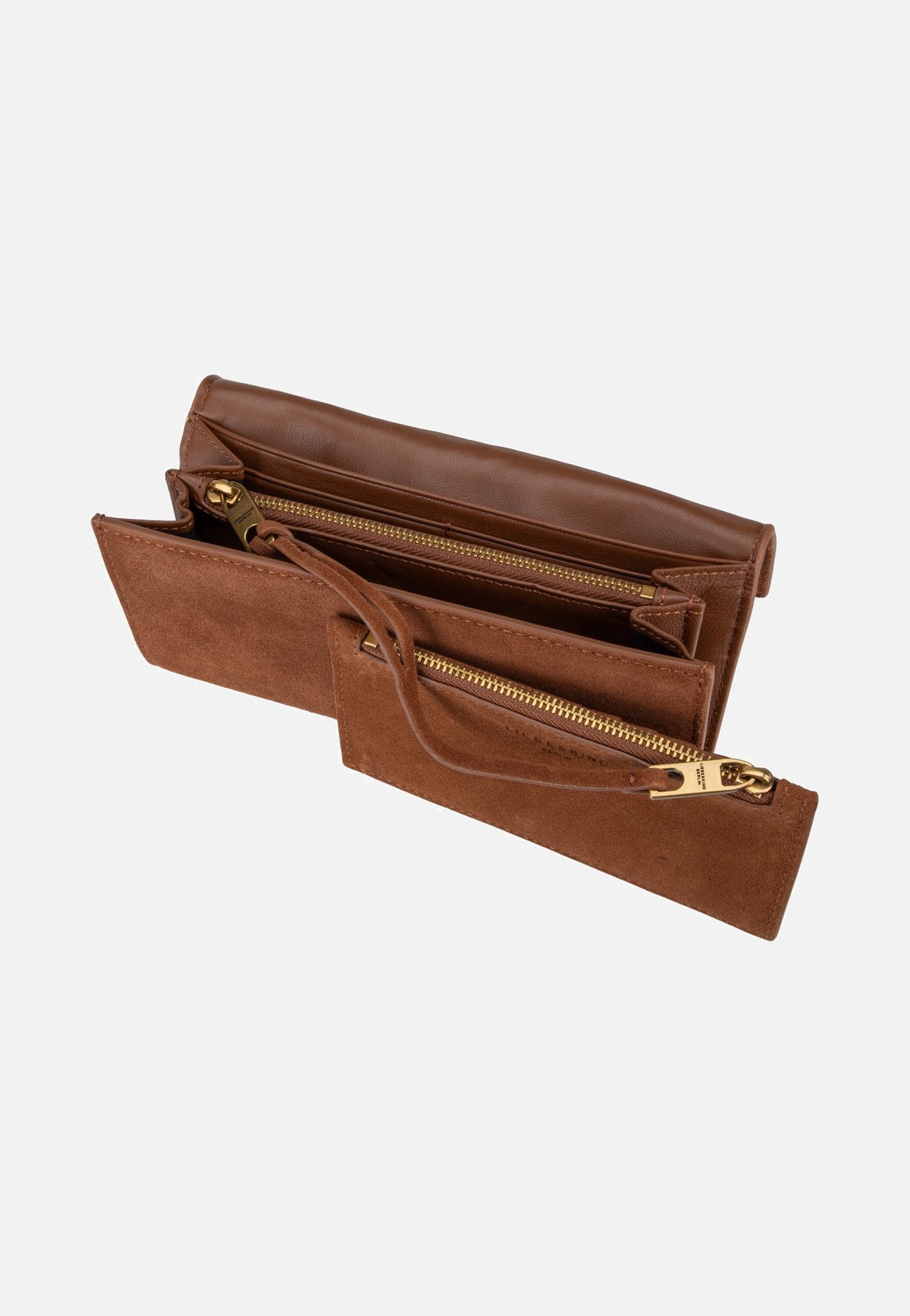 Liebeskind Berlin Cora L Suede Brown Portemonnaie
