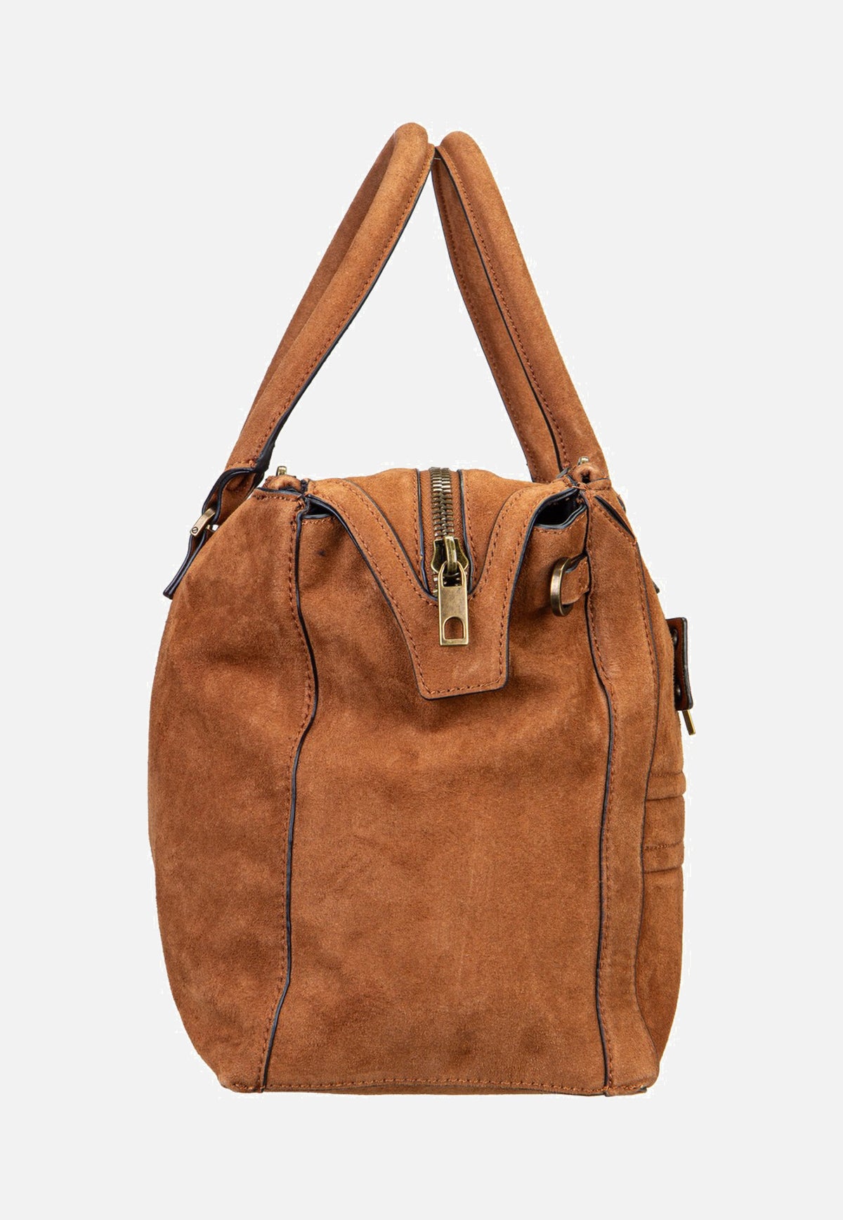 Liebeskind Berlin Delia Satchel M Suede Brown Satchel