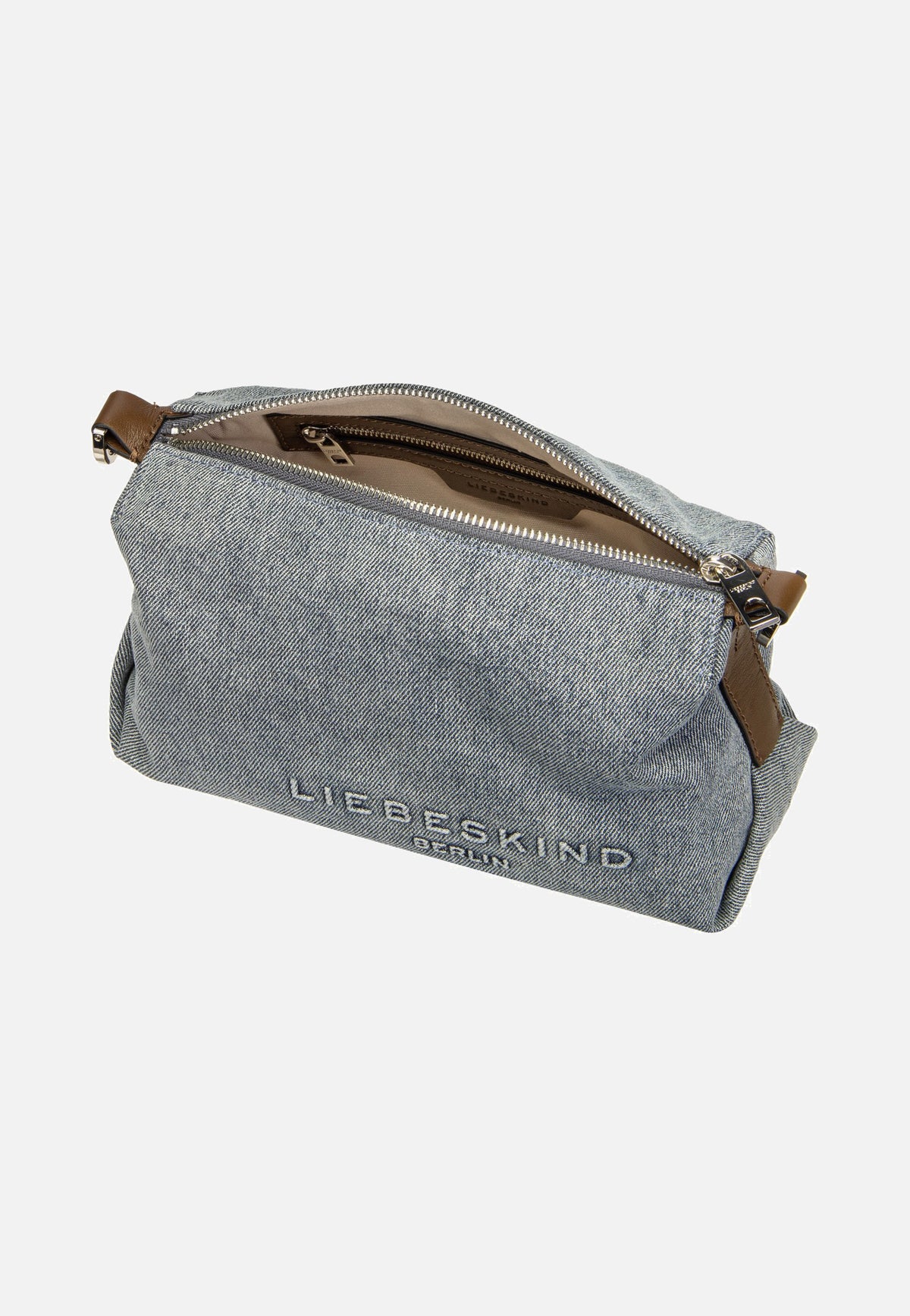 Liebeskind Berlin Elvia Crossbody S Denim Blue Denim Crossbody Bag