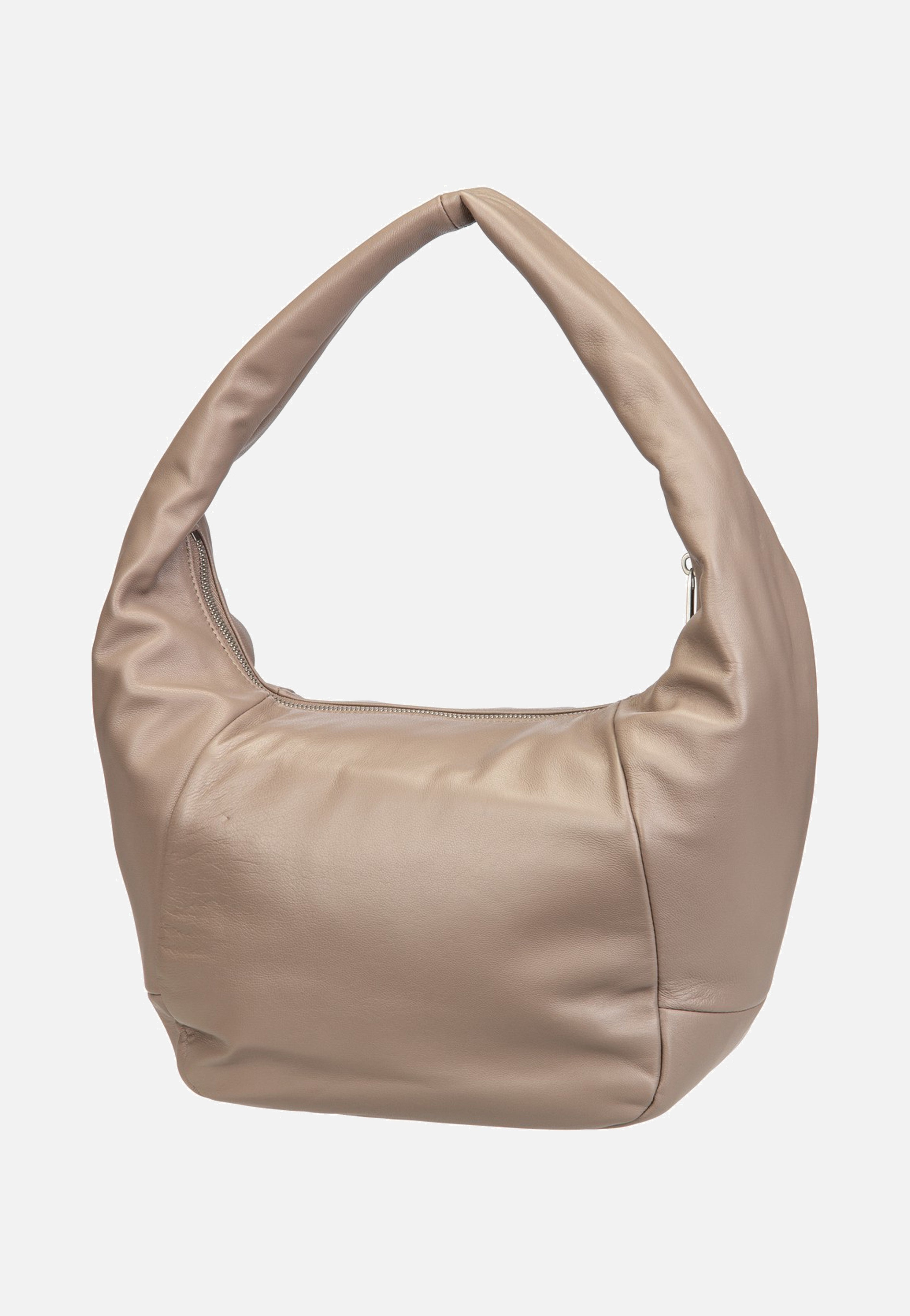 Liebeskind Berlin Farrah M Vintage Goat Neutral Grey Hobo Bag