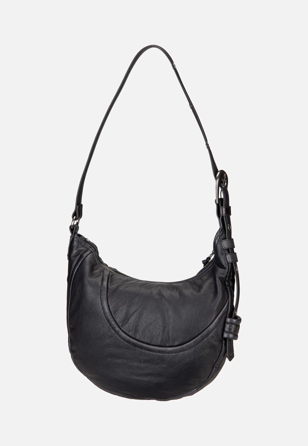 Liebeskind Berlin Luna Hobo S 3D Leather Black Hobo Bag