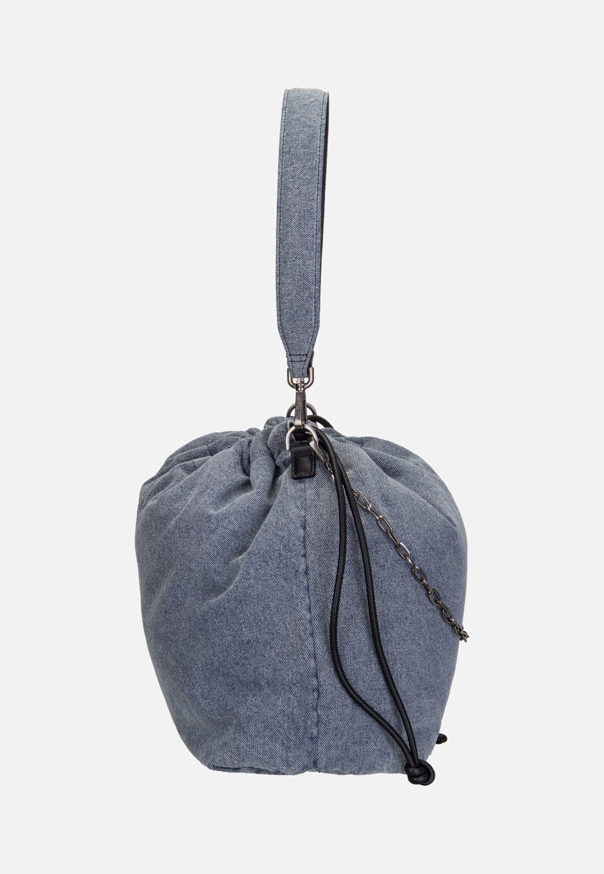 Liebeskind Berlin Lya II Hobo M Denim Blue Denim Bucket Bag