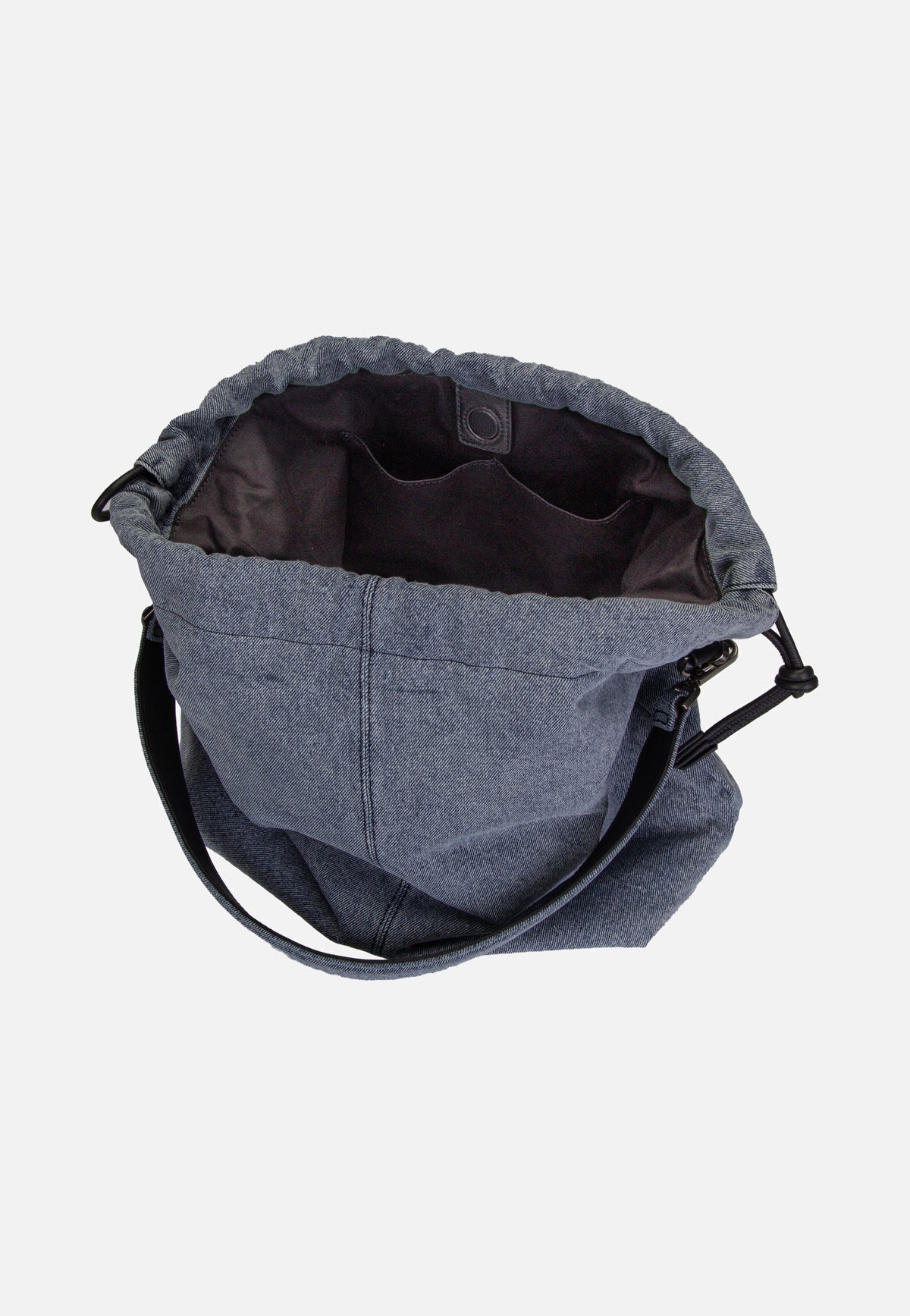 Liebeskind Berlin Lya II Hobo M Denim Blue Denim Bucket Bag