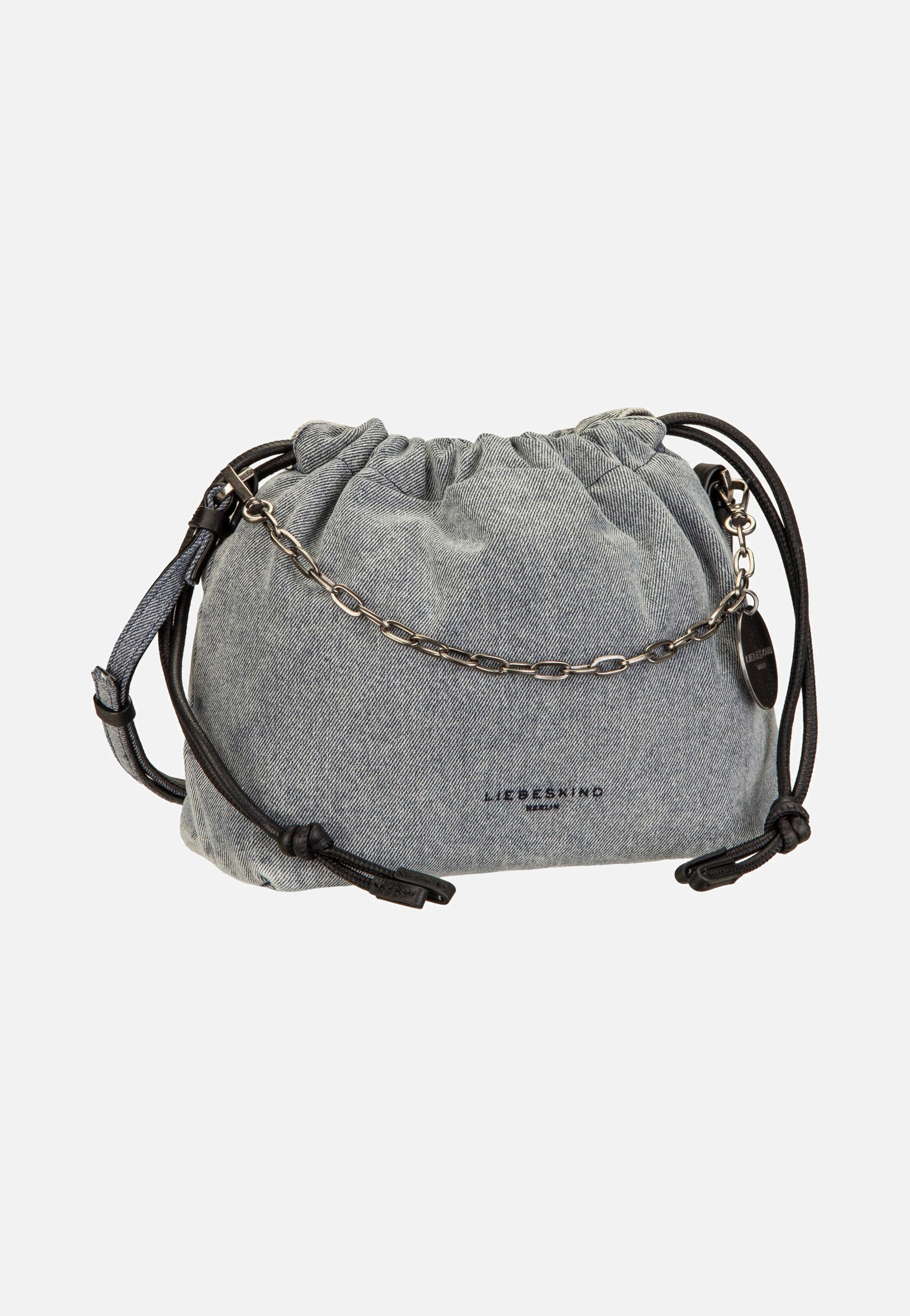 Liebeskind Berlin Lya II Hobo S Denim Blue Denim Bucket Bag