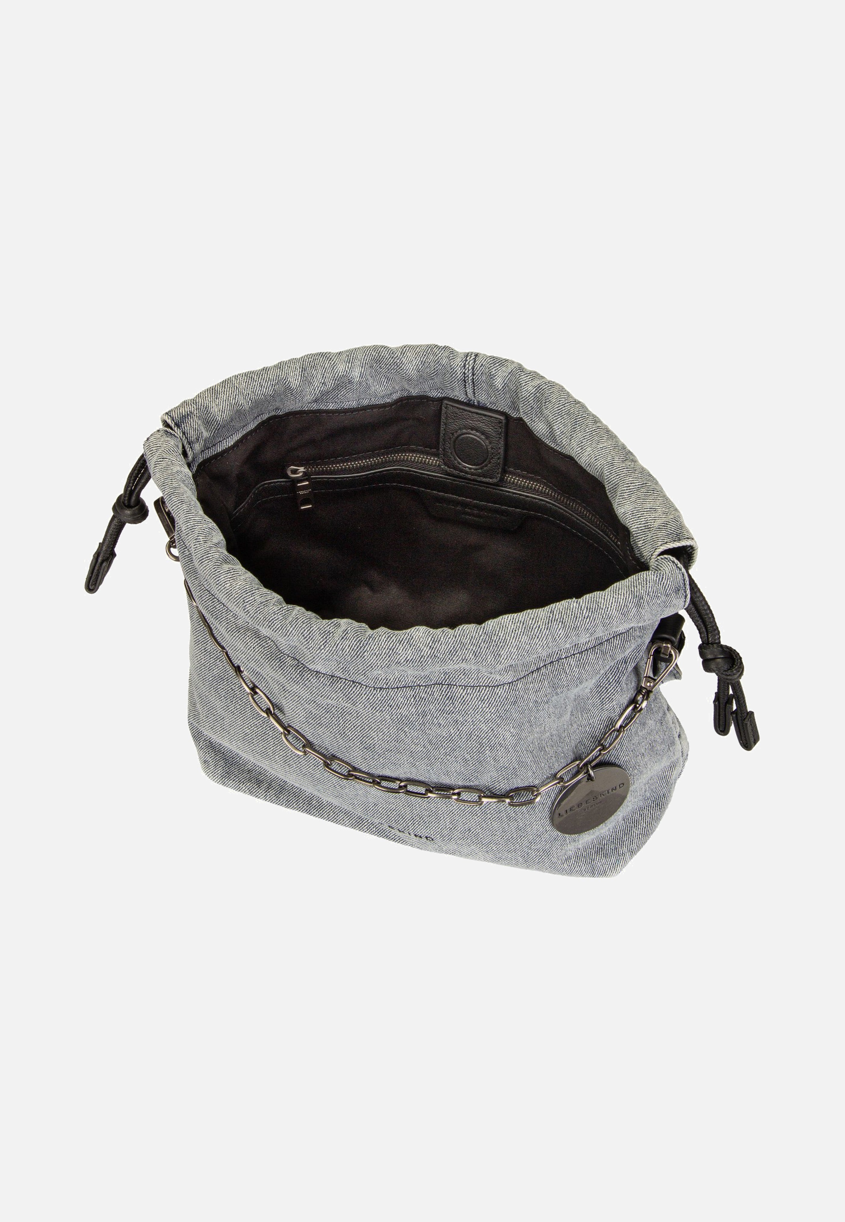 Liebeskind Berlin Lya II Hobo S Denim Blue Denim Bucket Bag