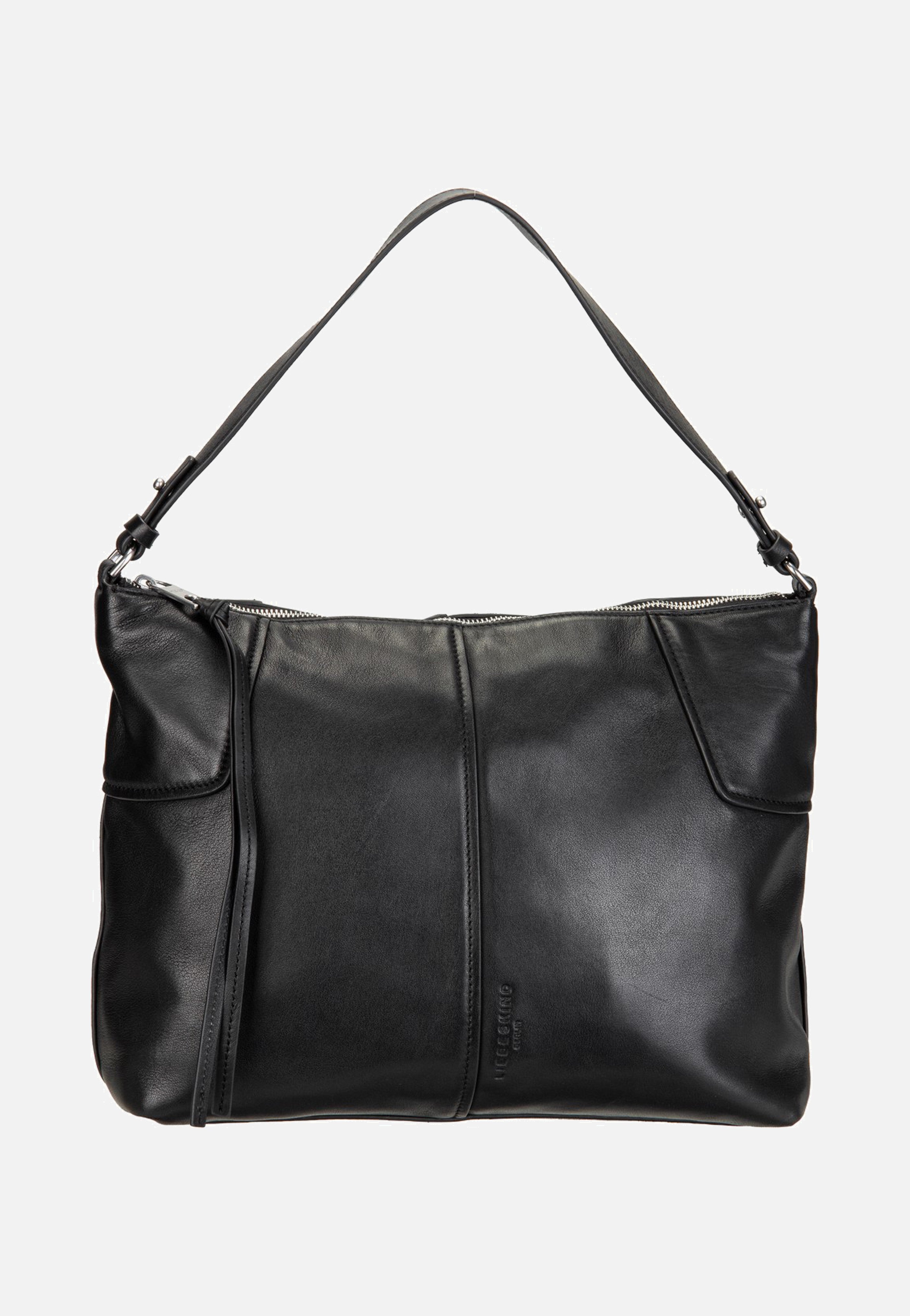 Liebeskind Berlin Mila Hobo M Sheep Natural Black Hobo Bag