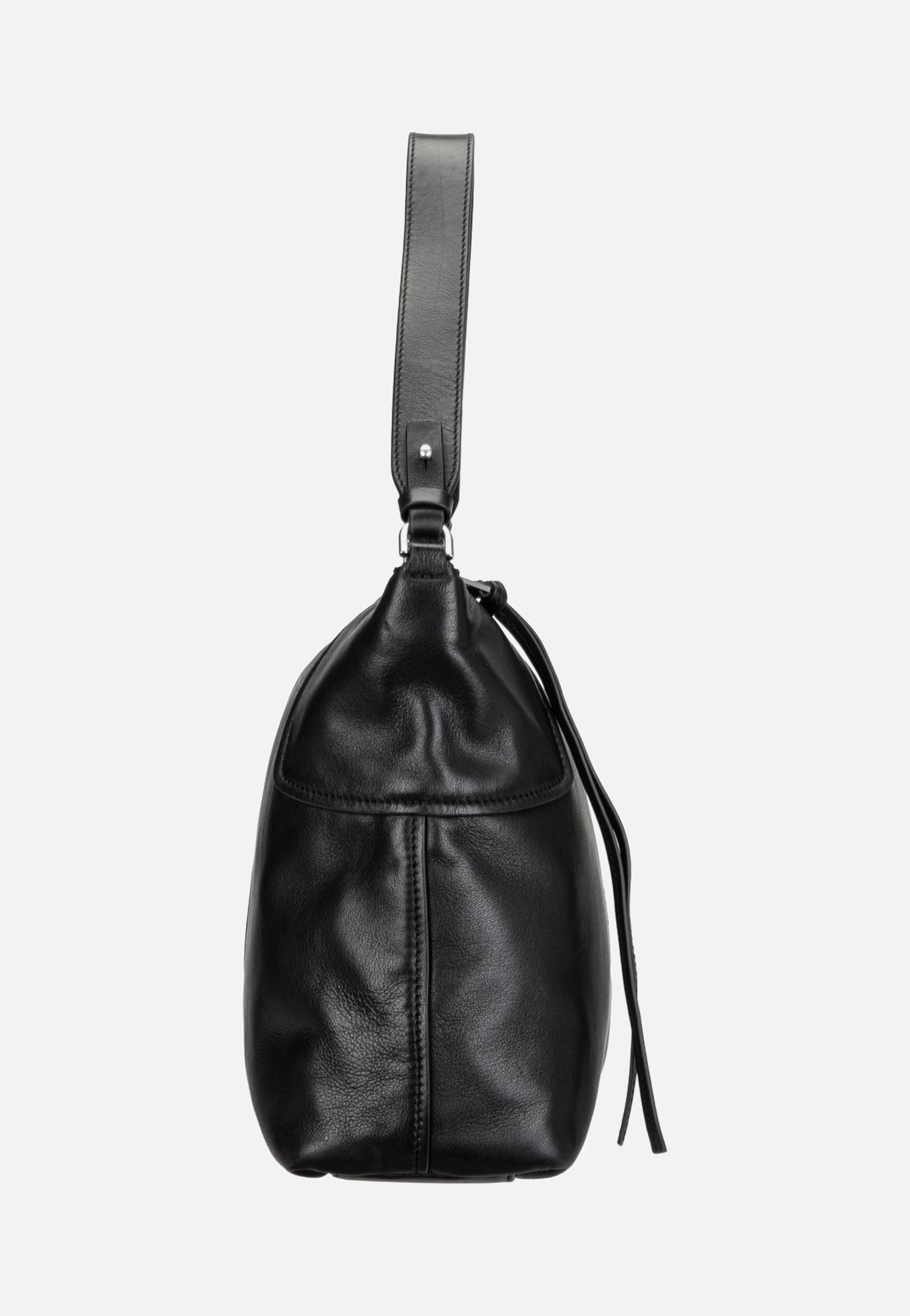Liebeskind Berlin Mila Hobo M Sheep Natural Black Hobo Bag