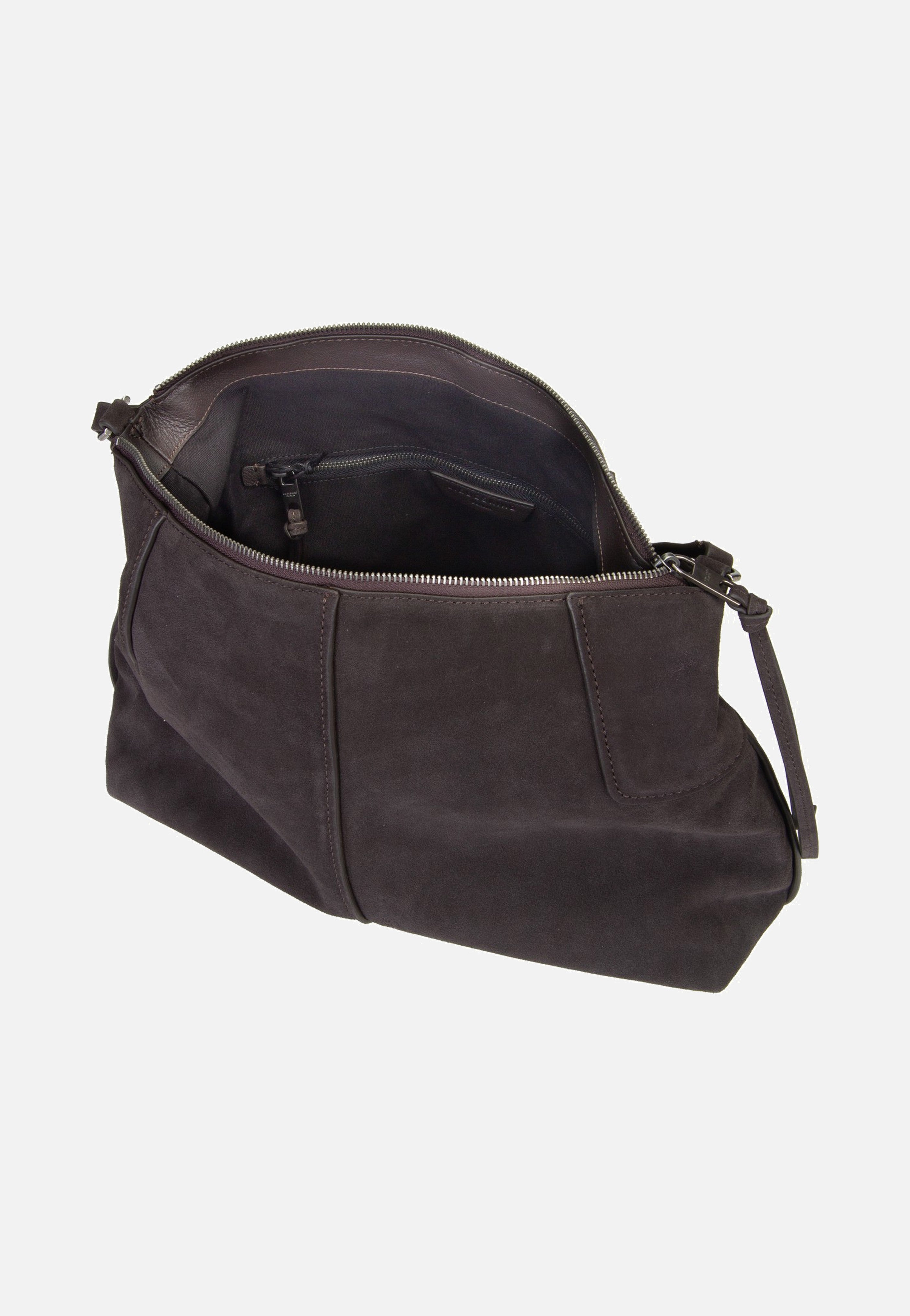 Liebeskind Berlin Mila Hydro Suede Deep Soil Hobo Bag