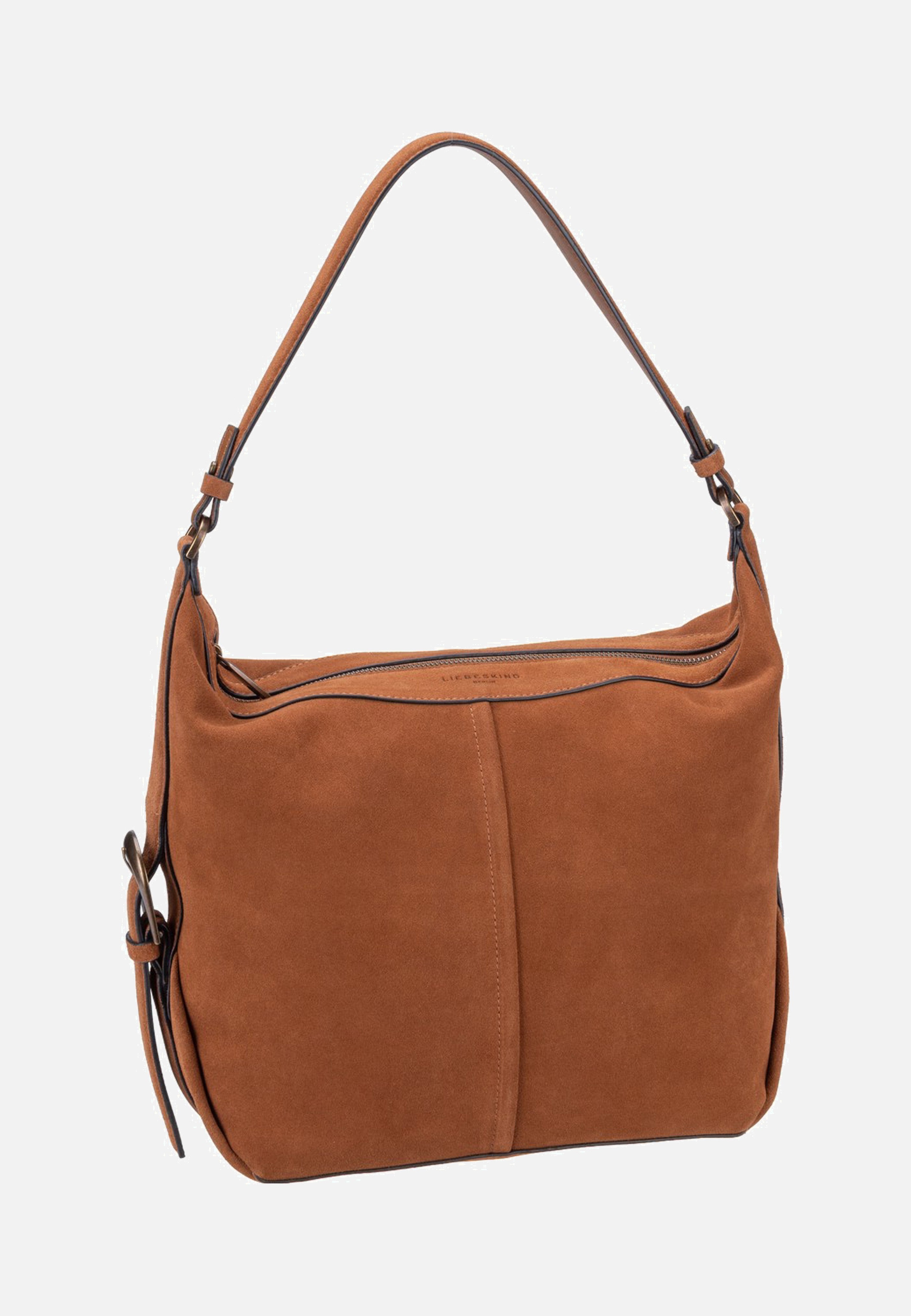 Liebeskind Berlin Paris II Hobo M Hydro Suede Brown Hobo Bag