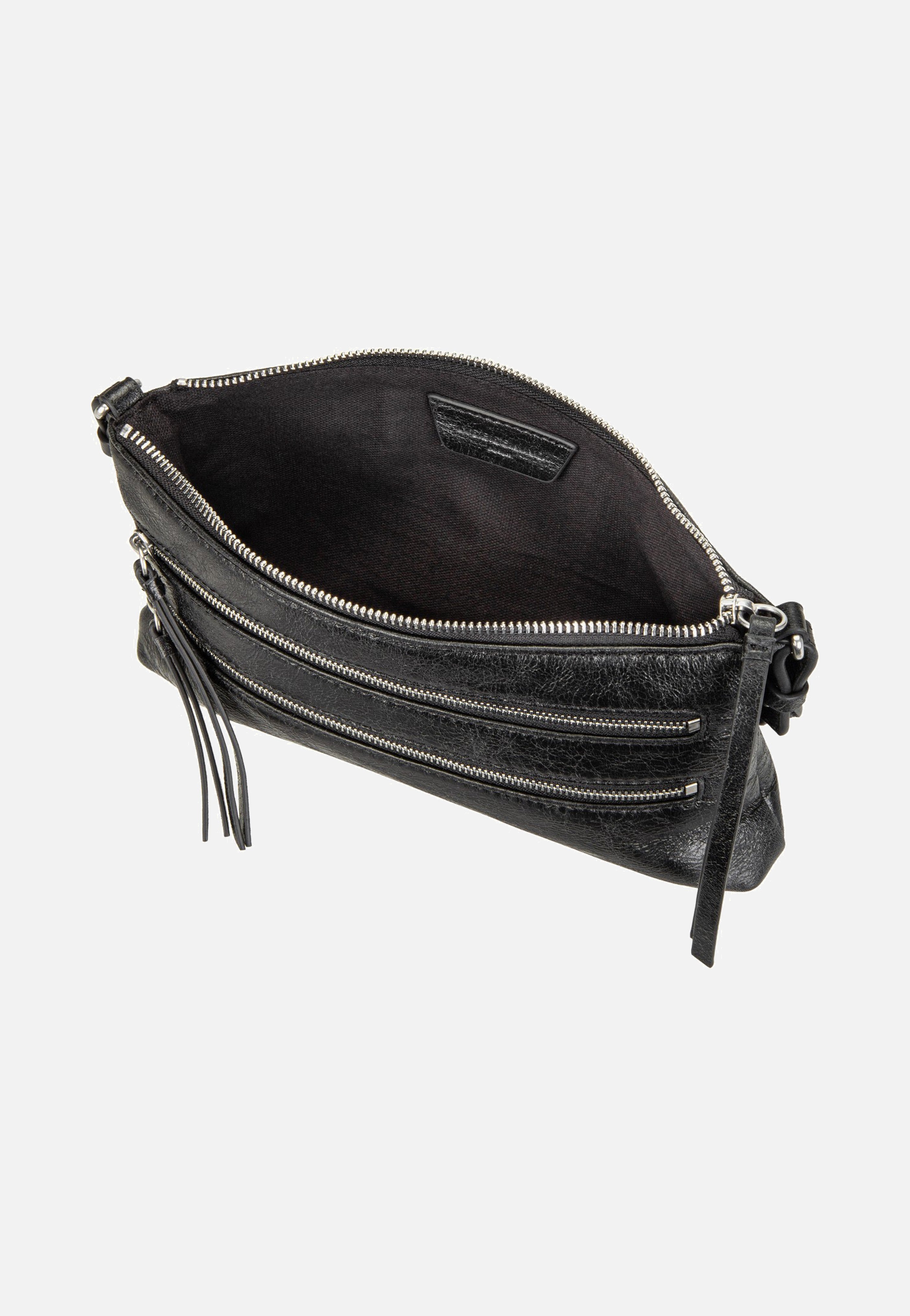 Liebeskind Berlin Zena S Single Lamb Crunch Black Crossbody Bag