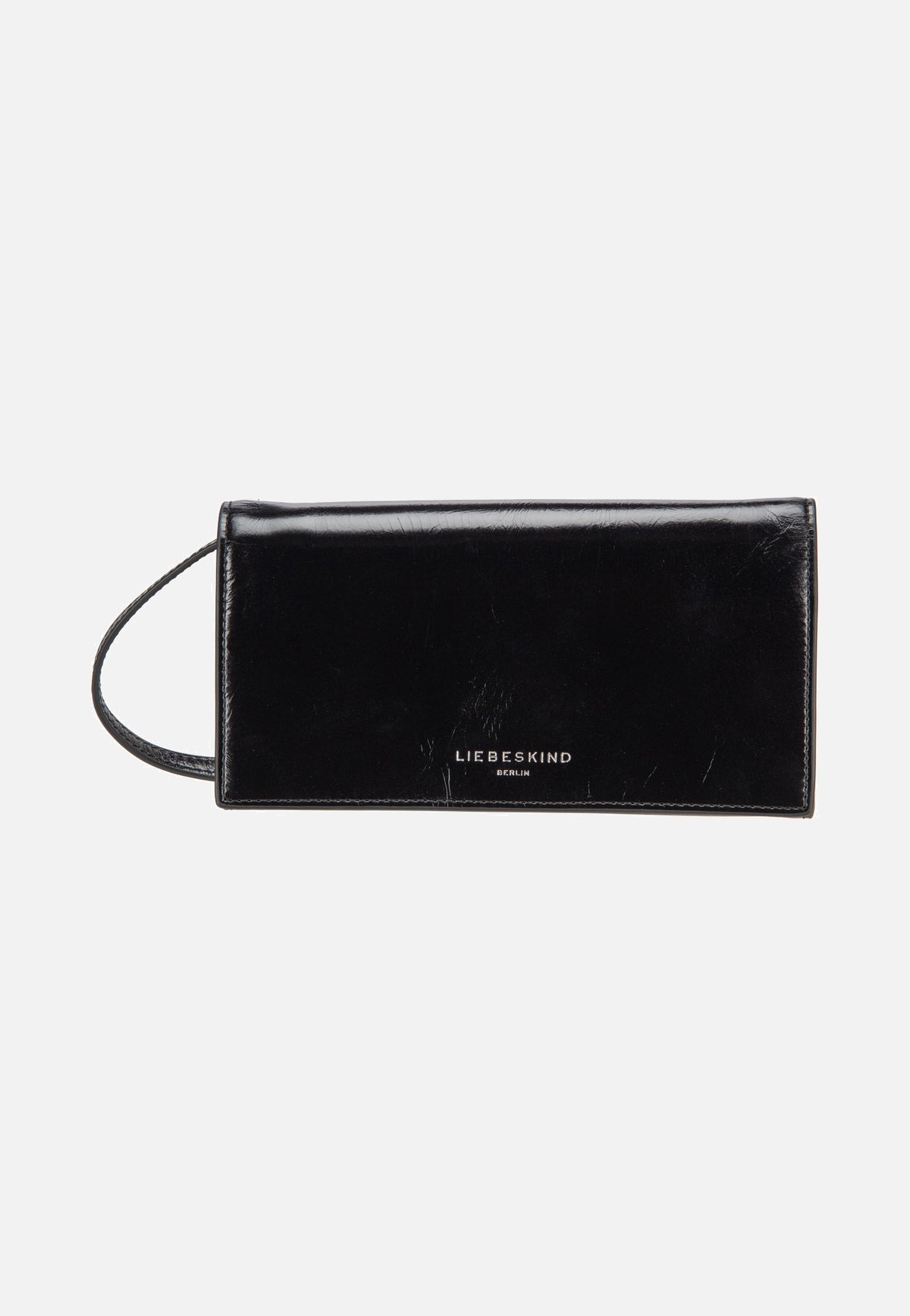 Liebeskind Berlin Crossbody XS Lack Distressed Black Umhängetasche