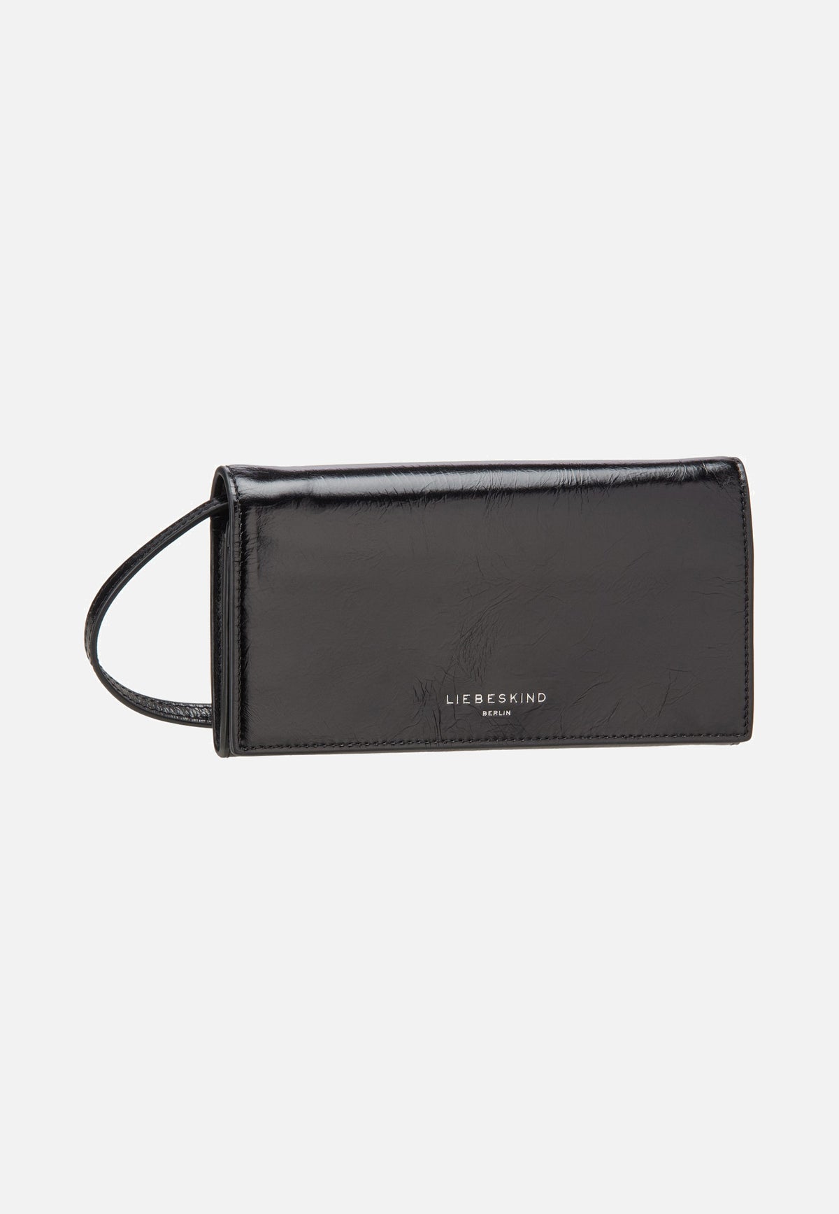Liebeskind Berlin Crossbody XS Lack Distressed Black Umhängetasche