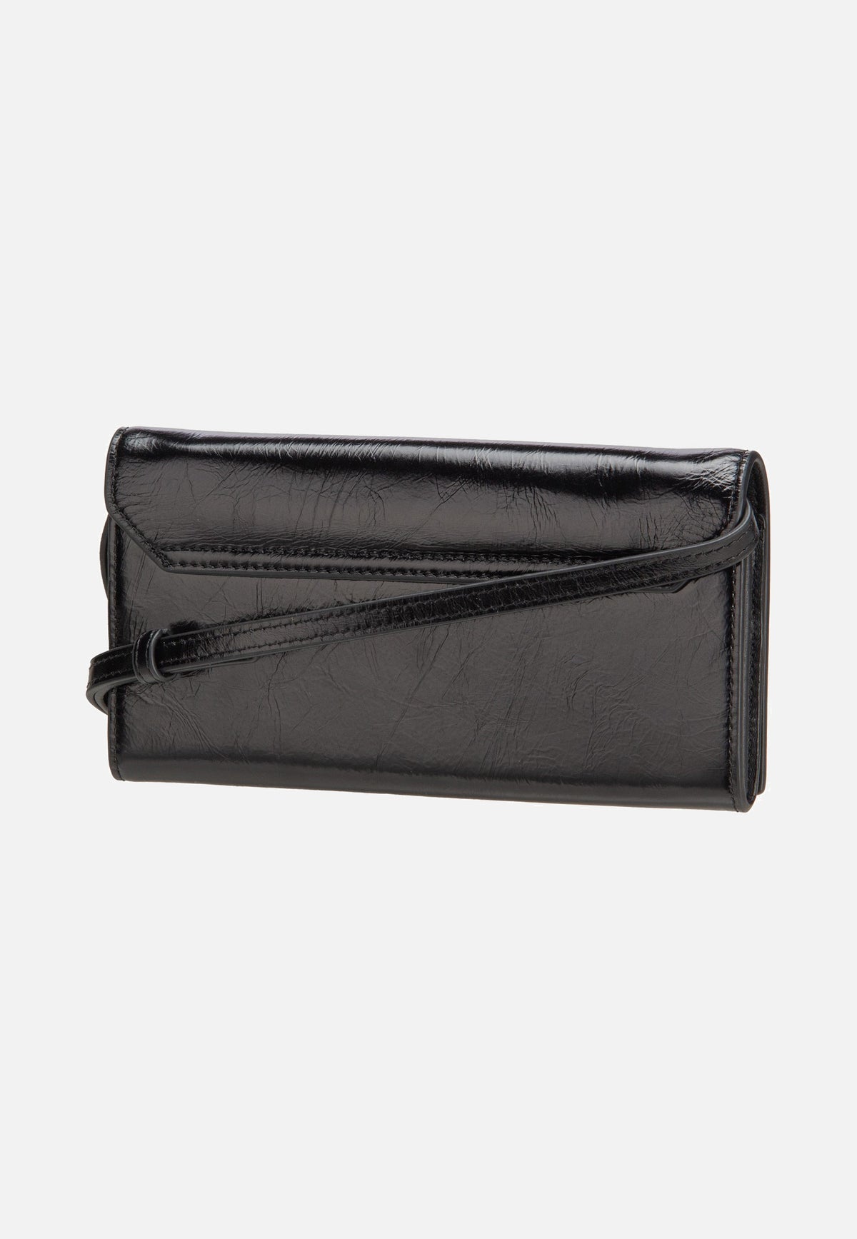 Liebeskind Berlin Crossbody XS Lack Distressed Black Umhängetasche