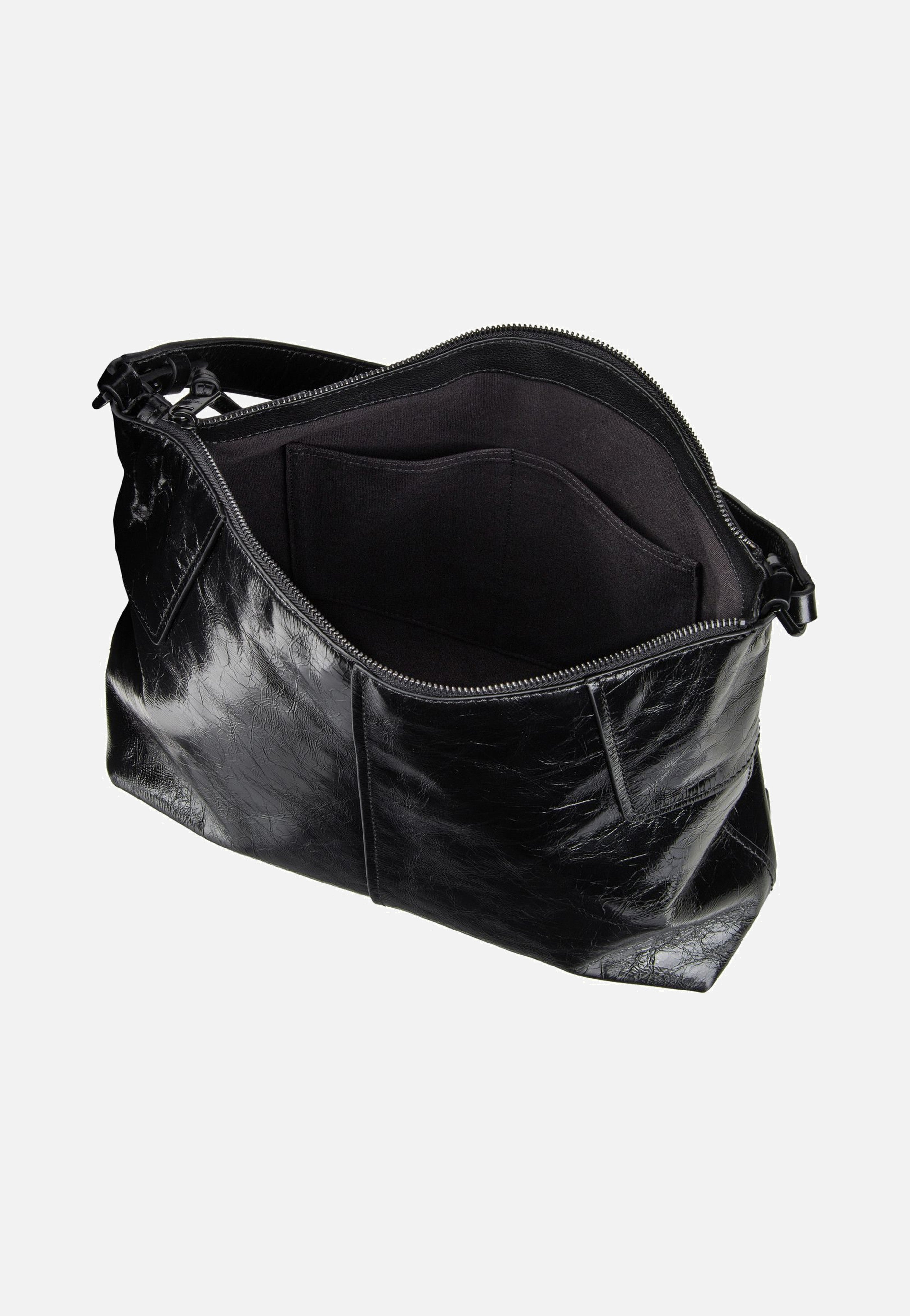 Liebeskind Berlin Mila Lack M 2165110 Black Hobo Bag
