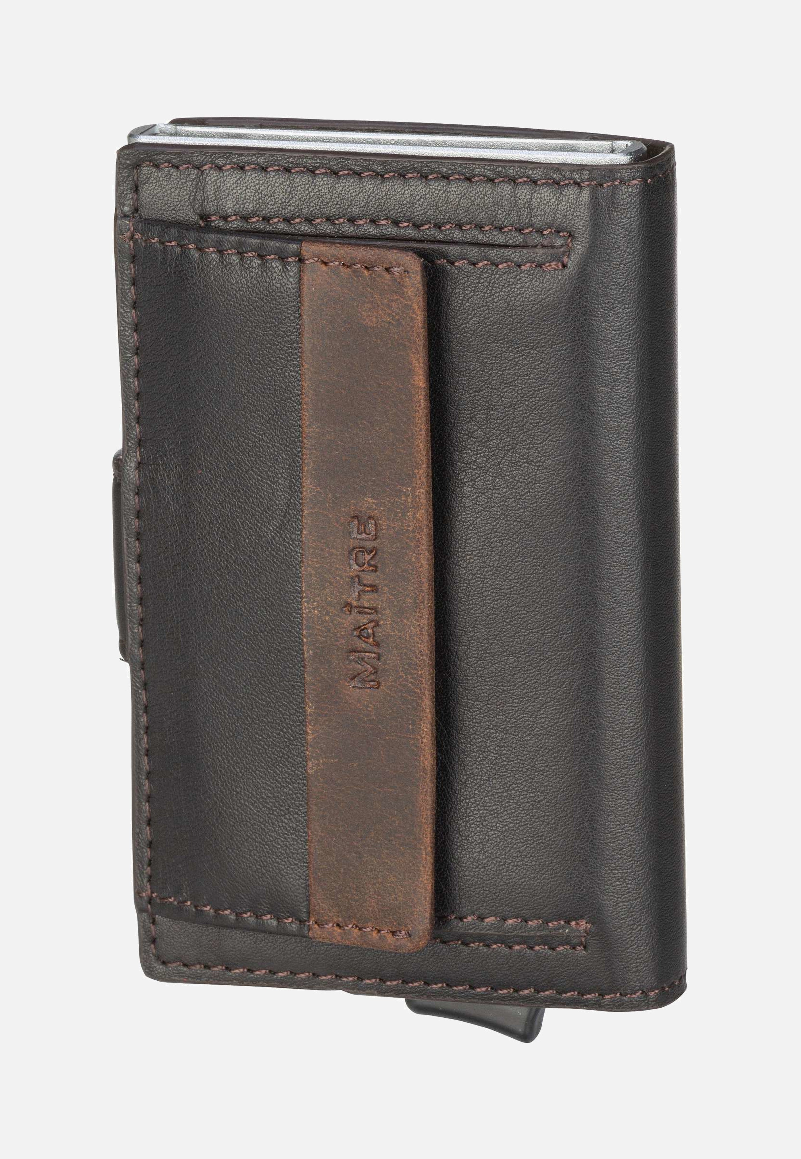Maître Bundenbach C Three E-Cage SV8F Dark Brown Card Holder