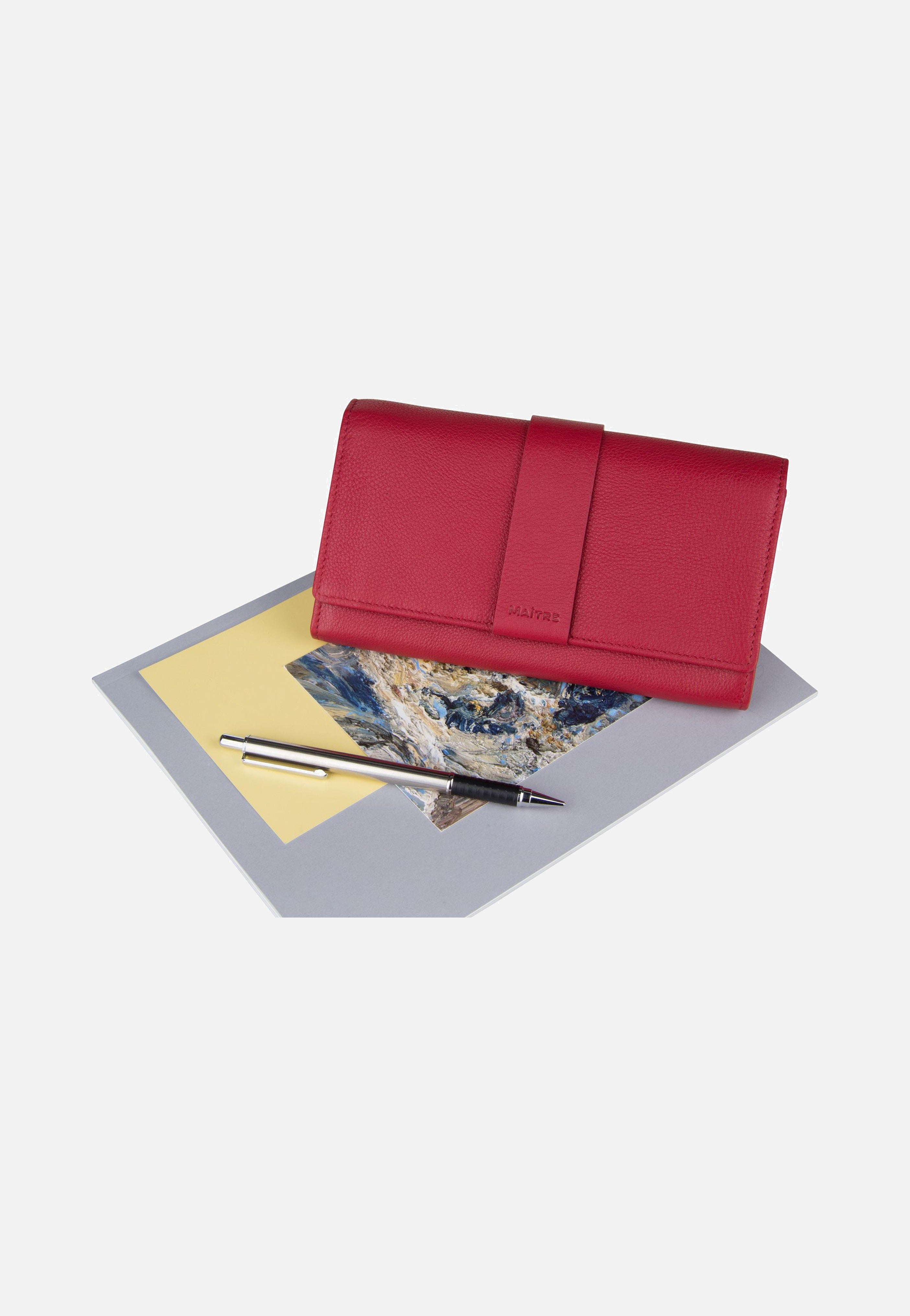 Maître Kirschroth Diedburg Purse LH14 Red Portemonnaie