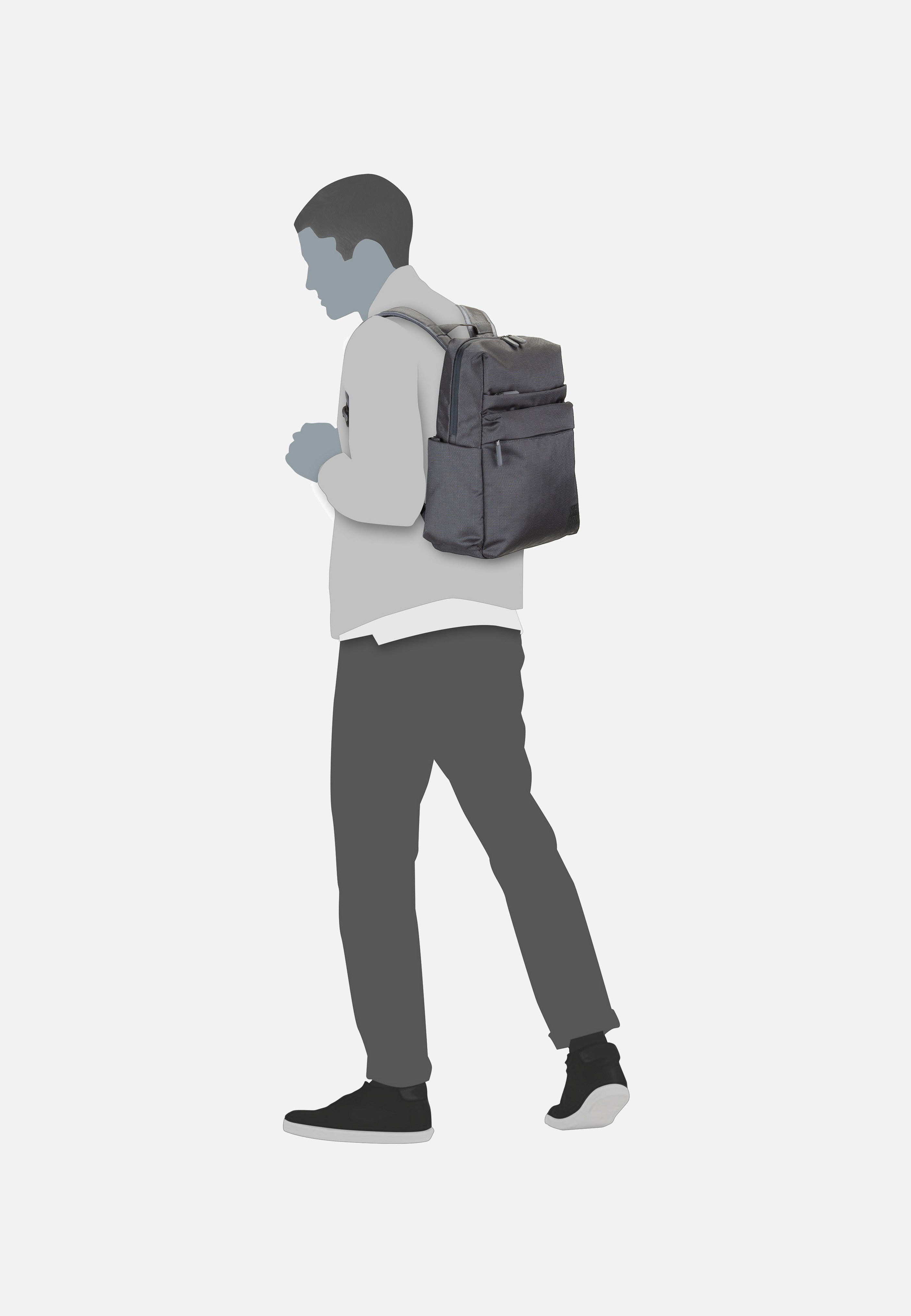 Mandarina Duck District Squared KPT02 Steel Rucksack