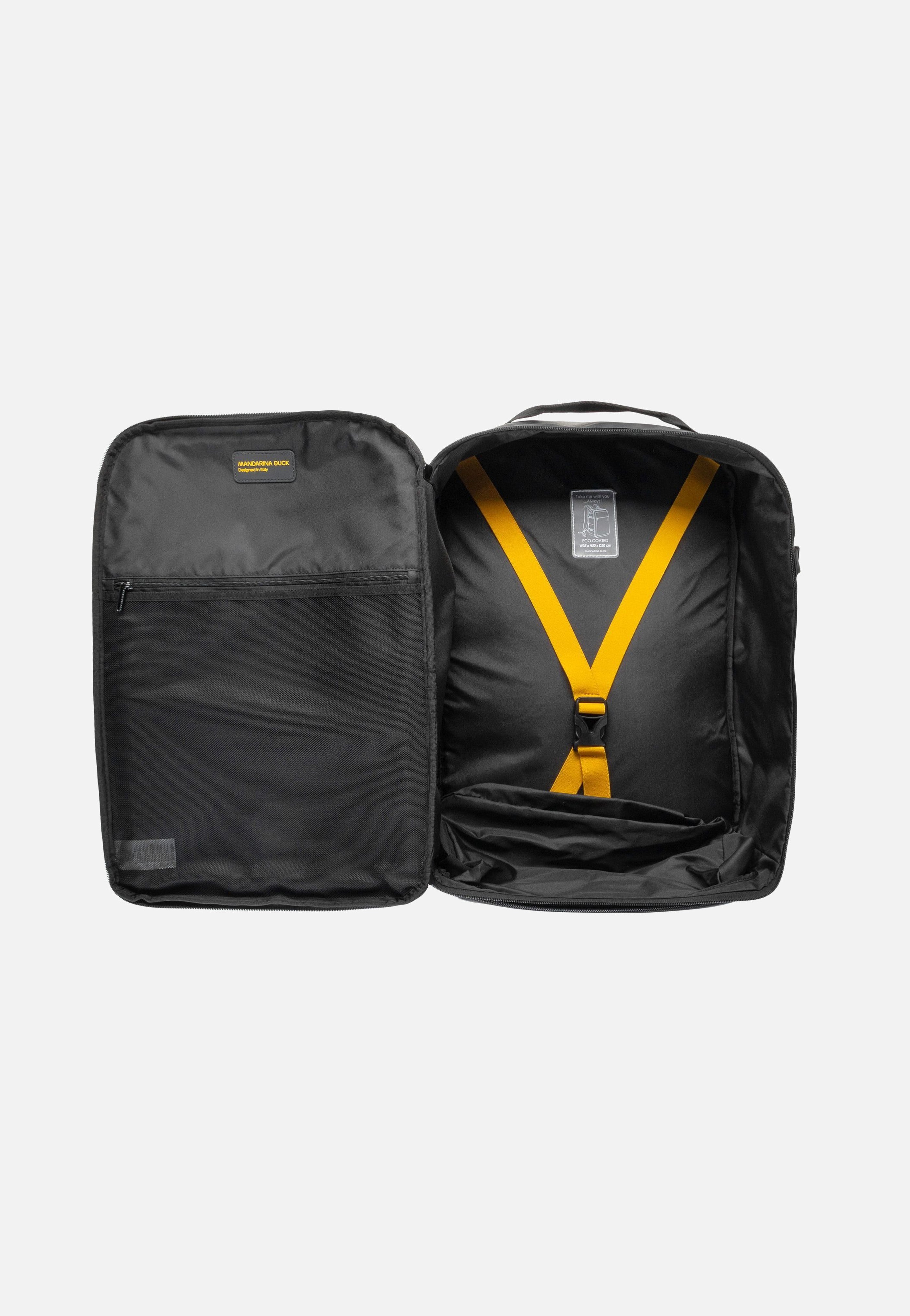 Mandarina Duck Eco Coated OST06 Black Travel Rucksack