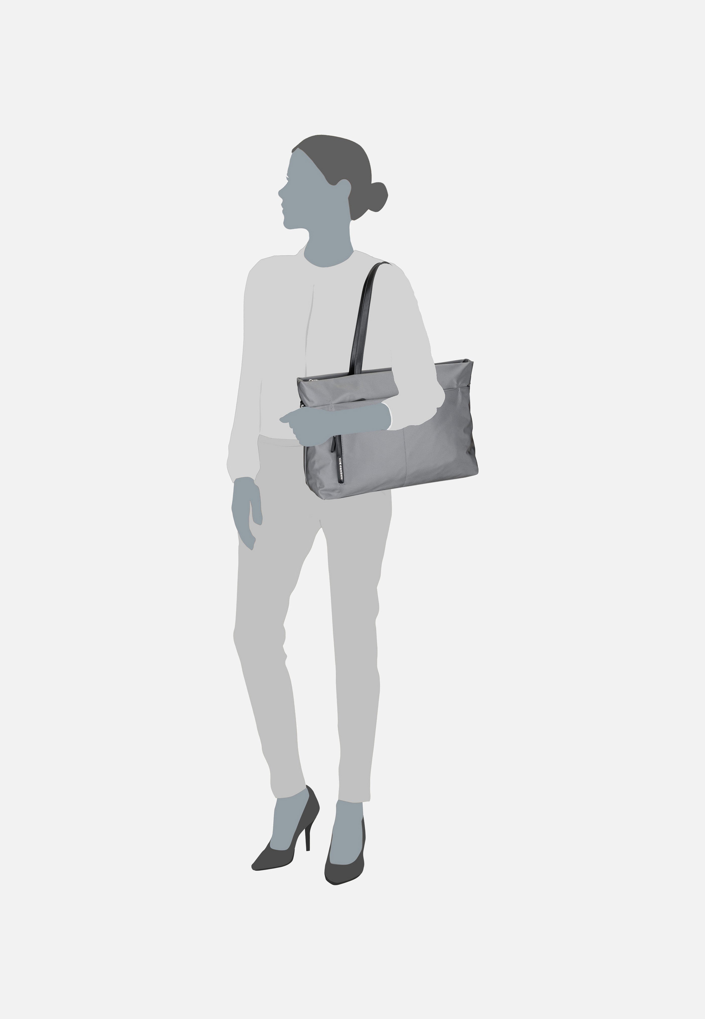 Mandarina Duck Hunter PC VCT42 Smoked Pearl Shopper