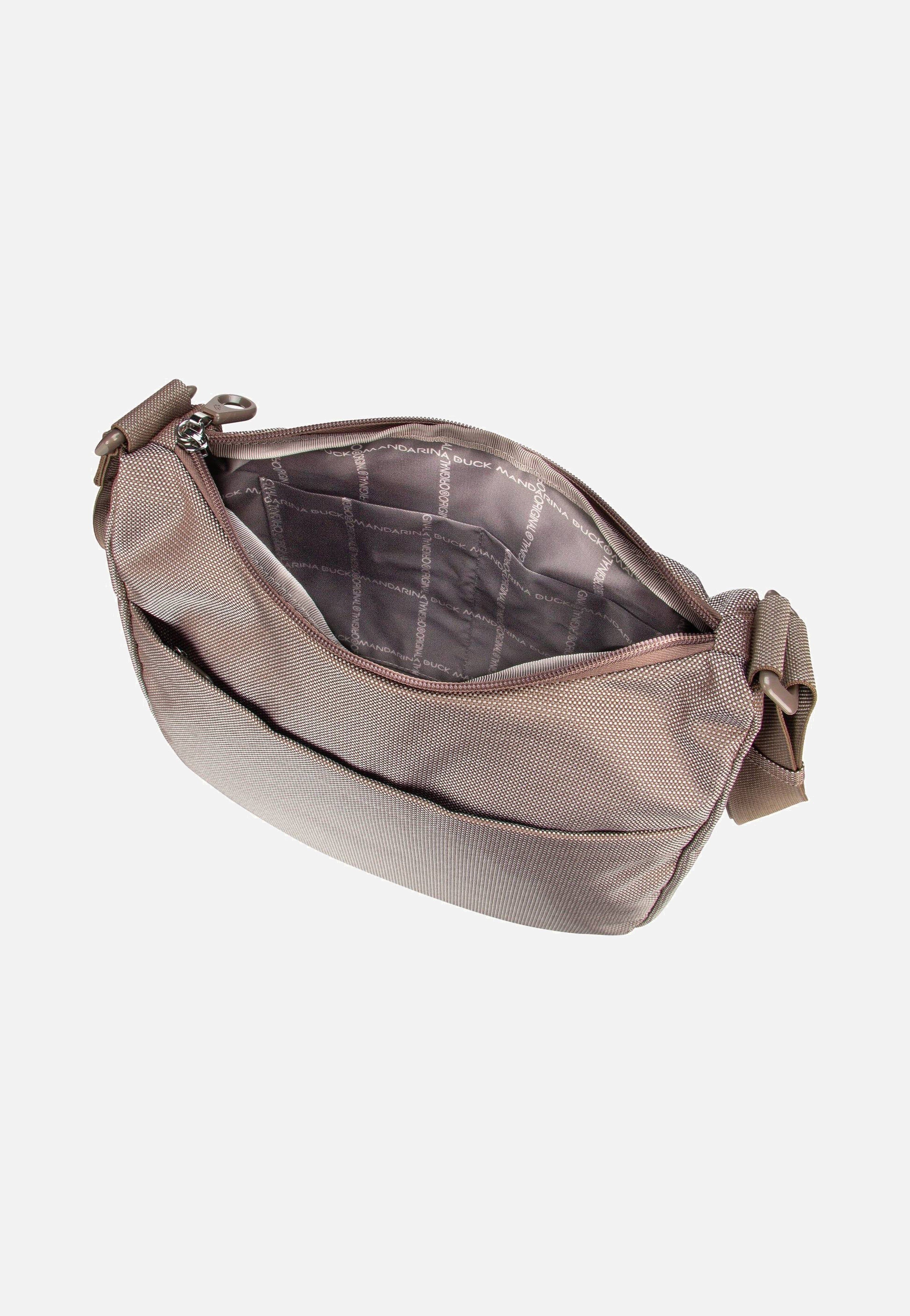 Mandarina Duck MD20 Medium Hobo QMT37 Taupe Hobo Bag
