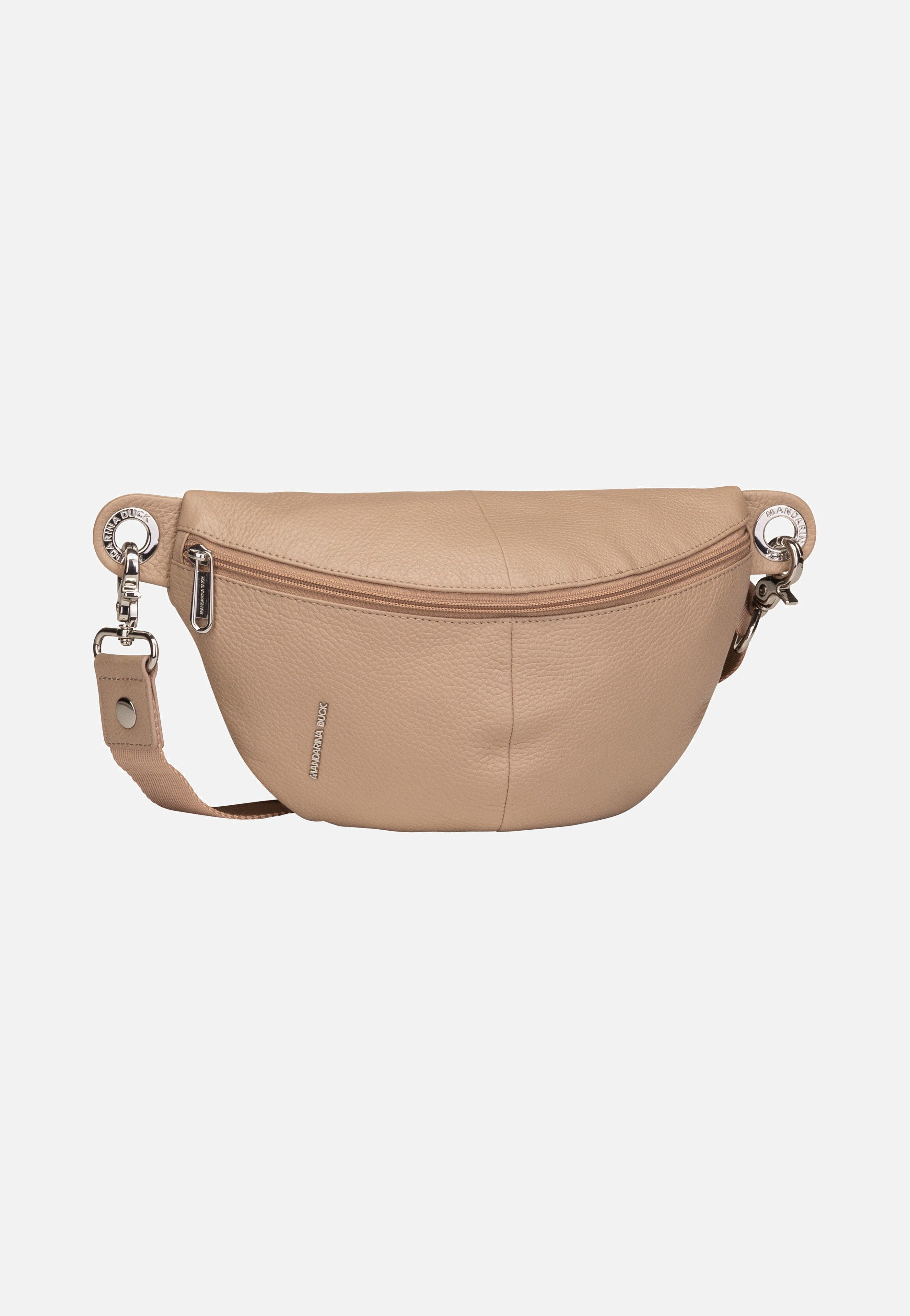Mandarina Duck Mellow Leather Bum Bag FZT73 Warm Taupe Bauchtasche