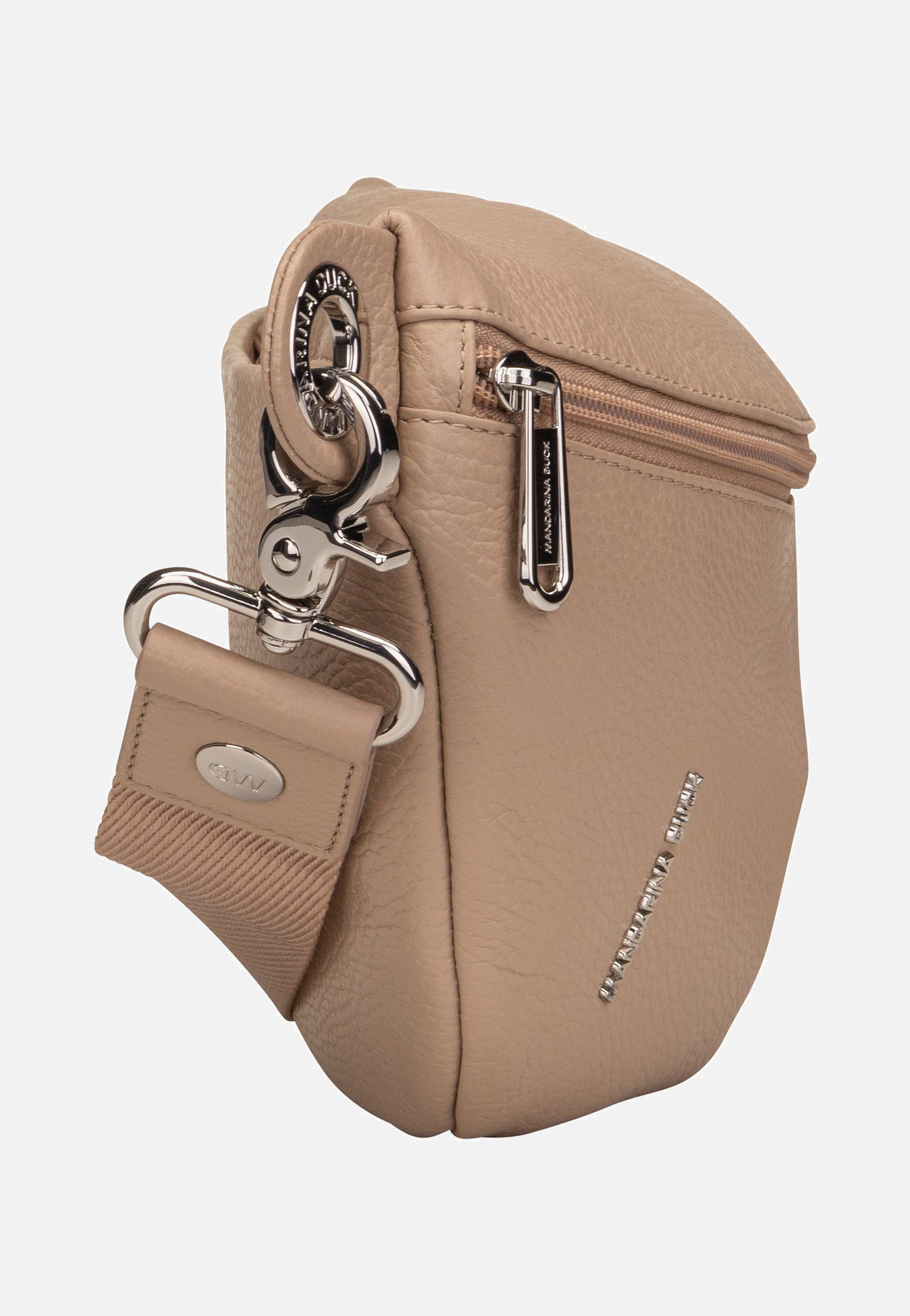 Mandarina Duck Mellow Leather Bum Bag FZT73 Warm Taupe Bauchtasche