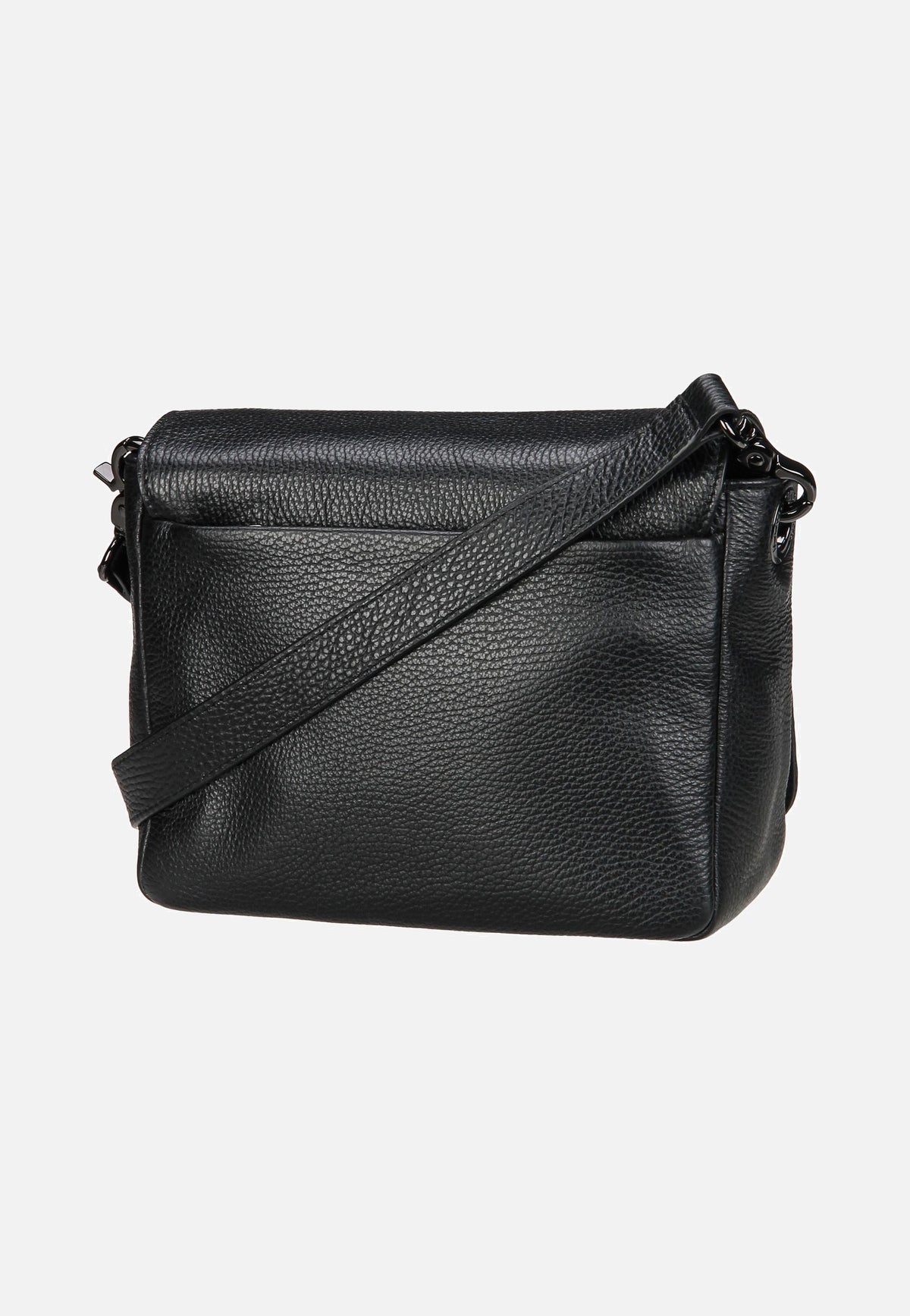 Mandarina Duck Mellow Leather Hunting Bag FZT69 Nero Umhängetasche