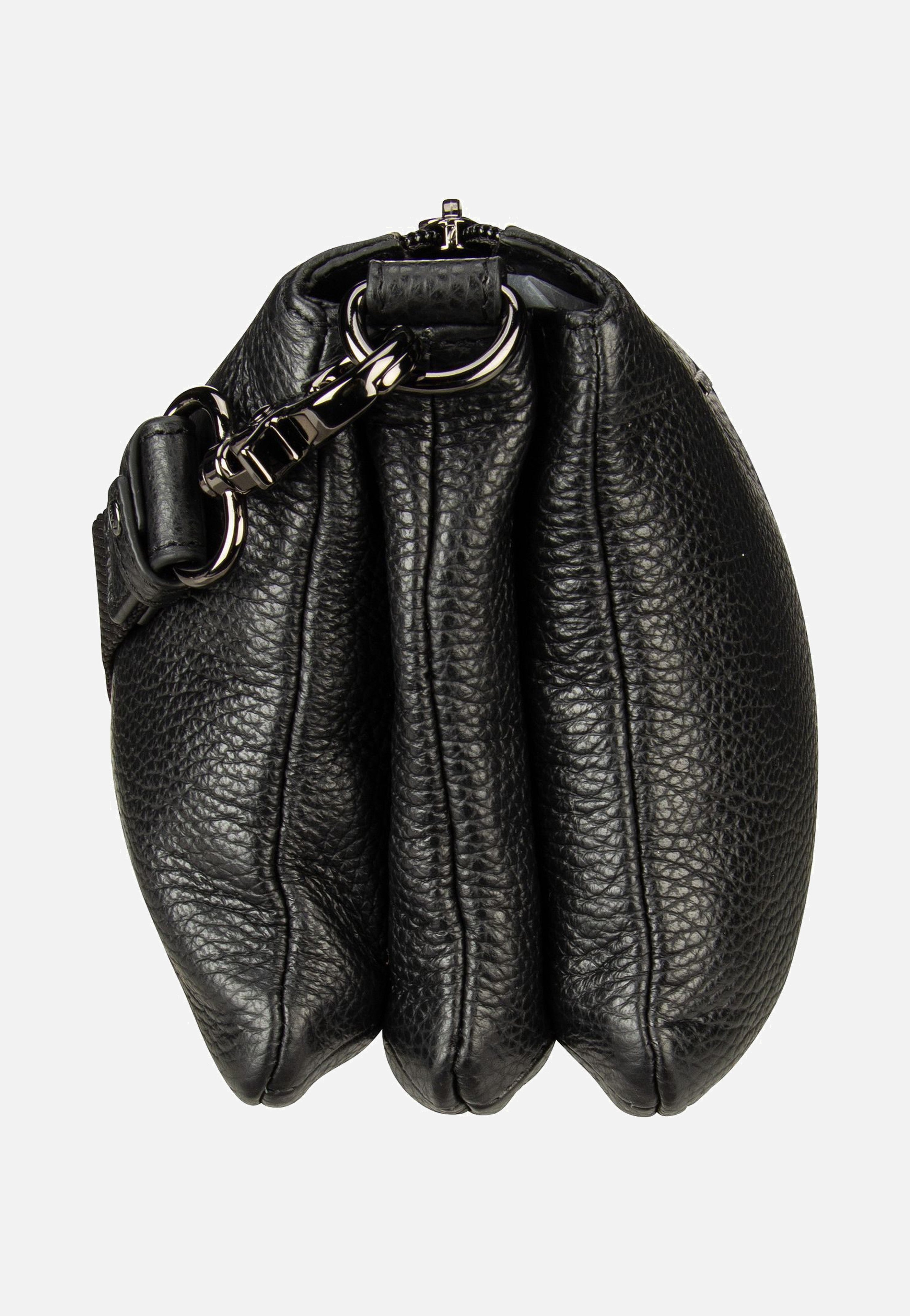 Mandarina Duck Mellow Leather Pochette FZT82 Nero Umhängetasche