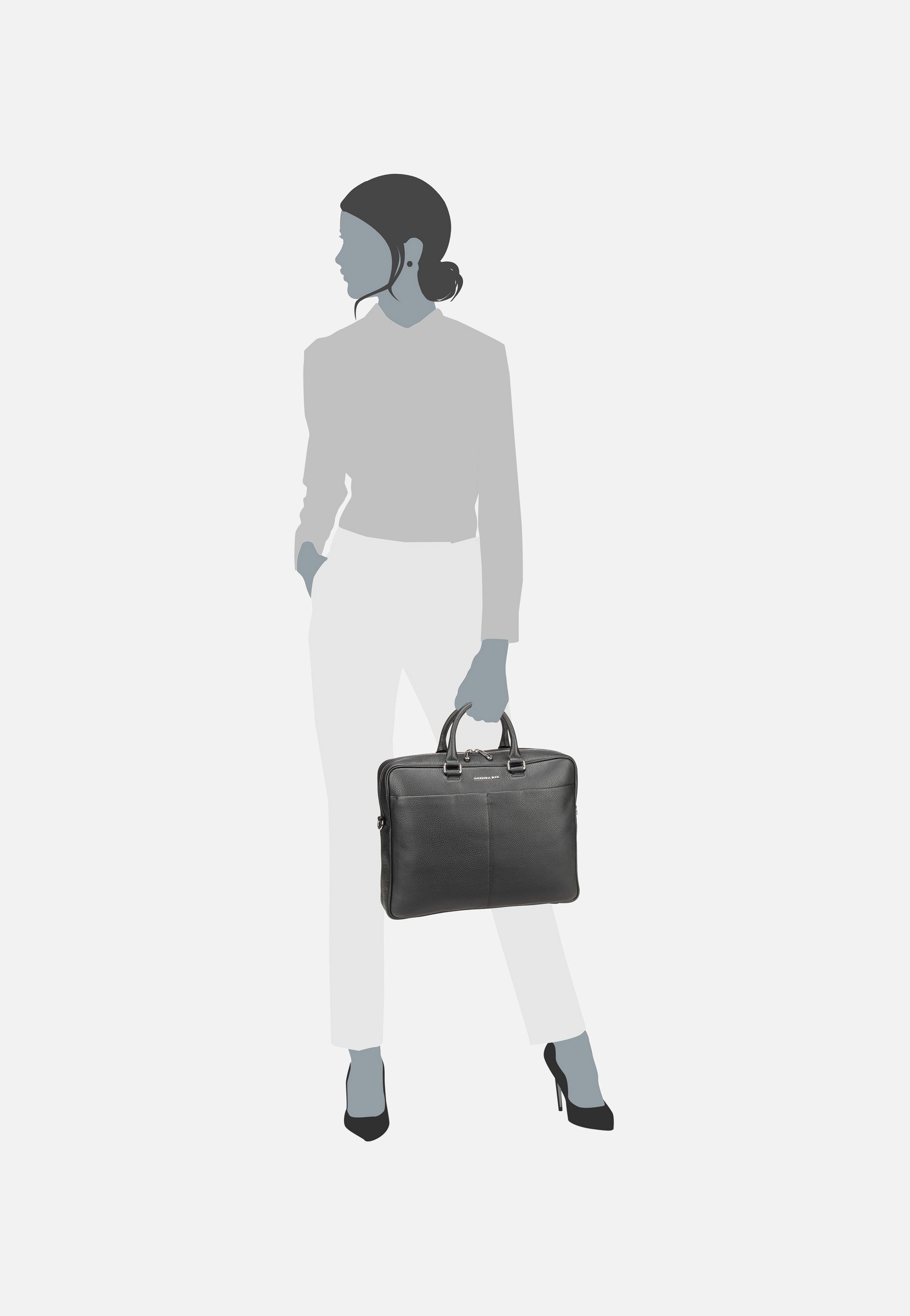 Mandarina Duck Mellow Urban MWC01 Nero Aktentasche