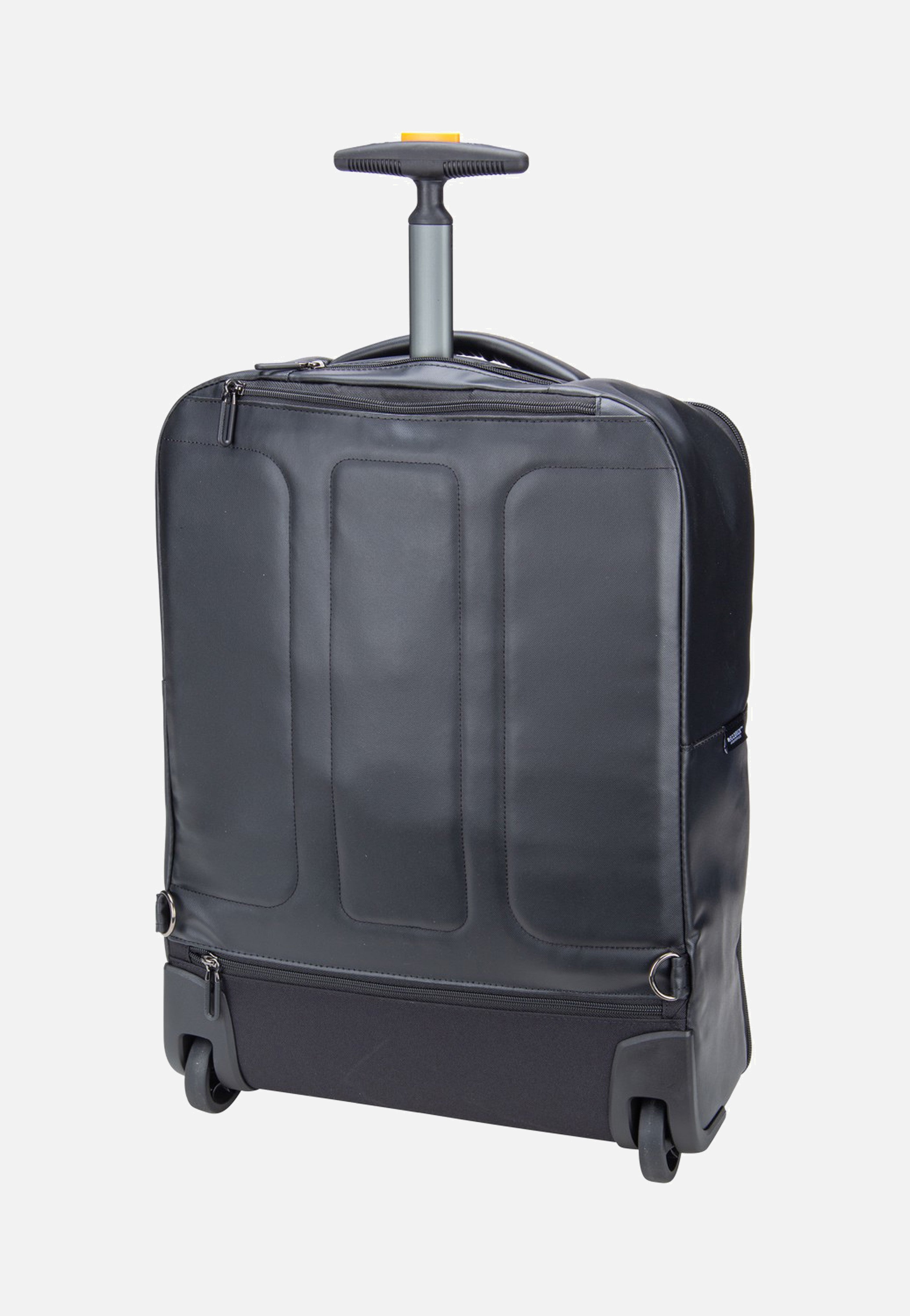 Mandarina Duck Eco Coated OSV06 Black Backpack Trolley