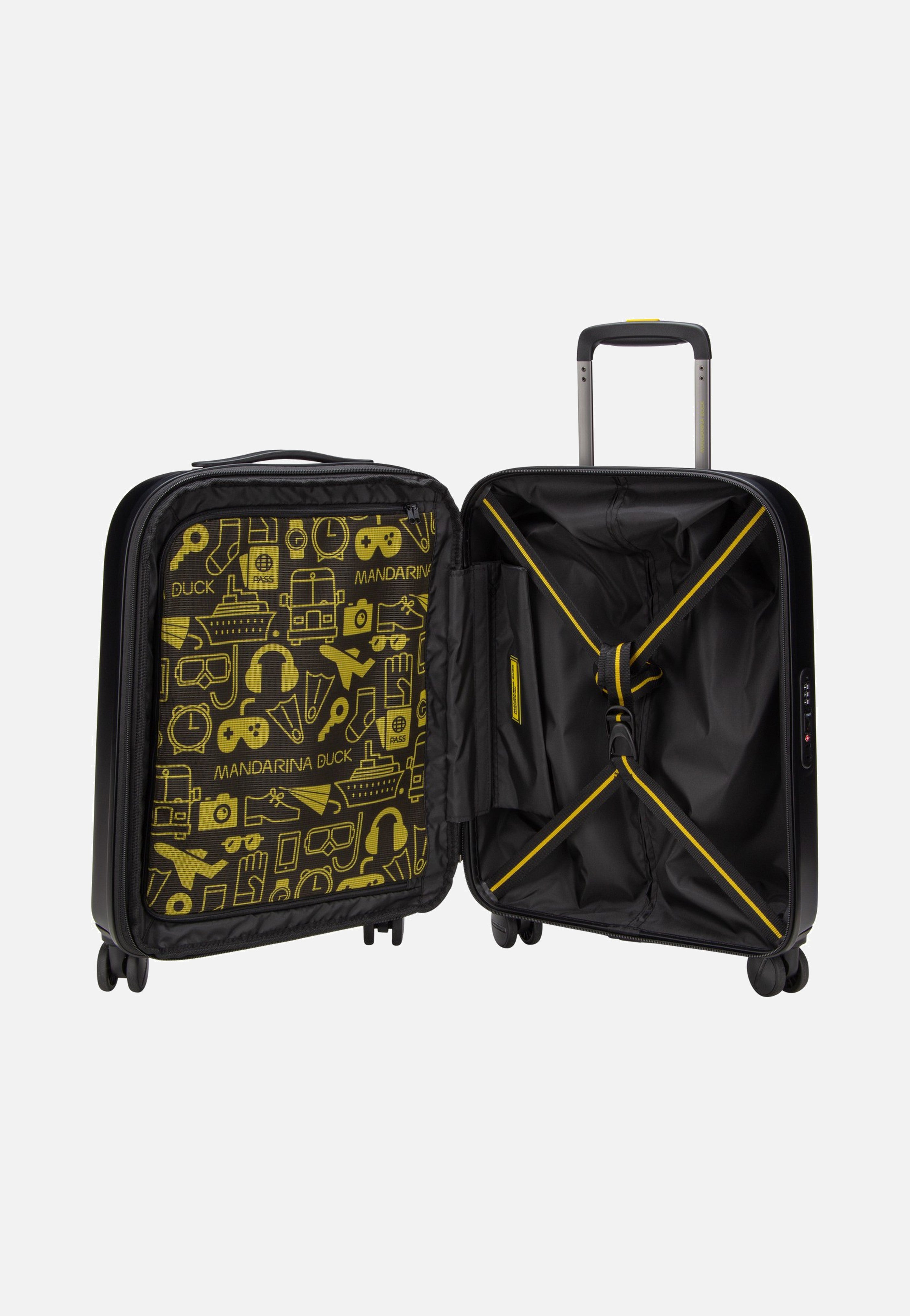Mandarina Duck Logoduck + Cabin Exp SZV24 Black Koffer