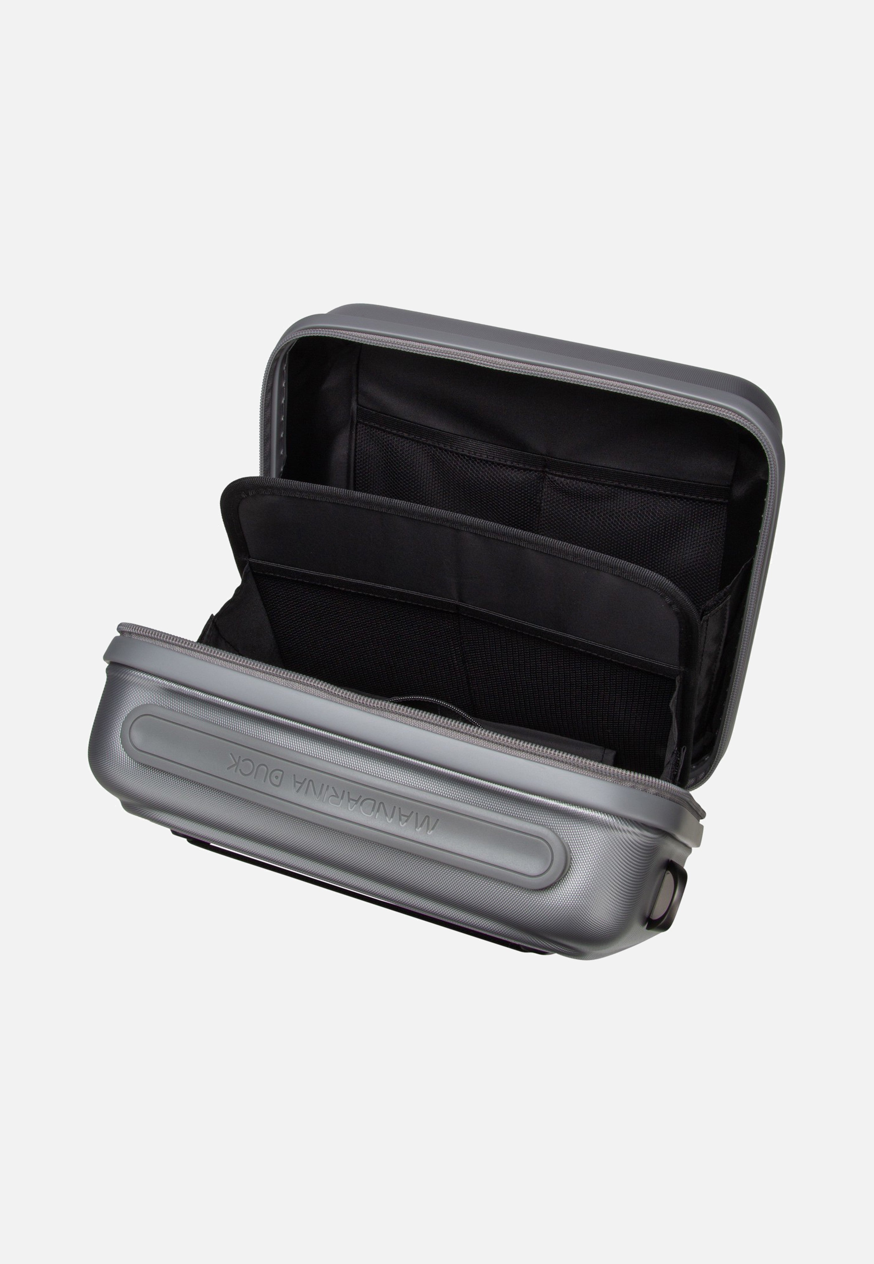Mandarina Duck Logoduck + SZN01 Silver Cosmetic Case