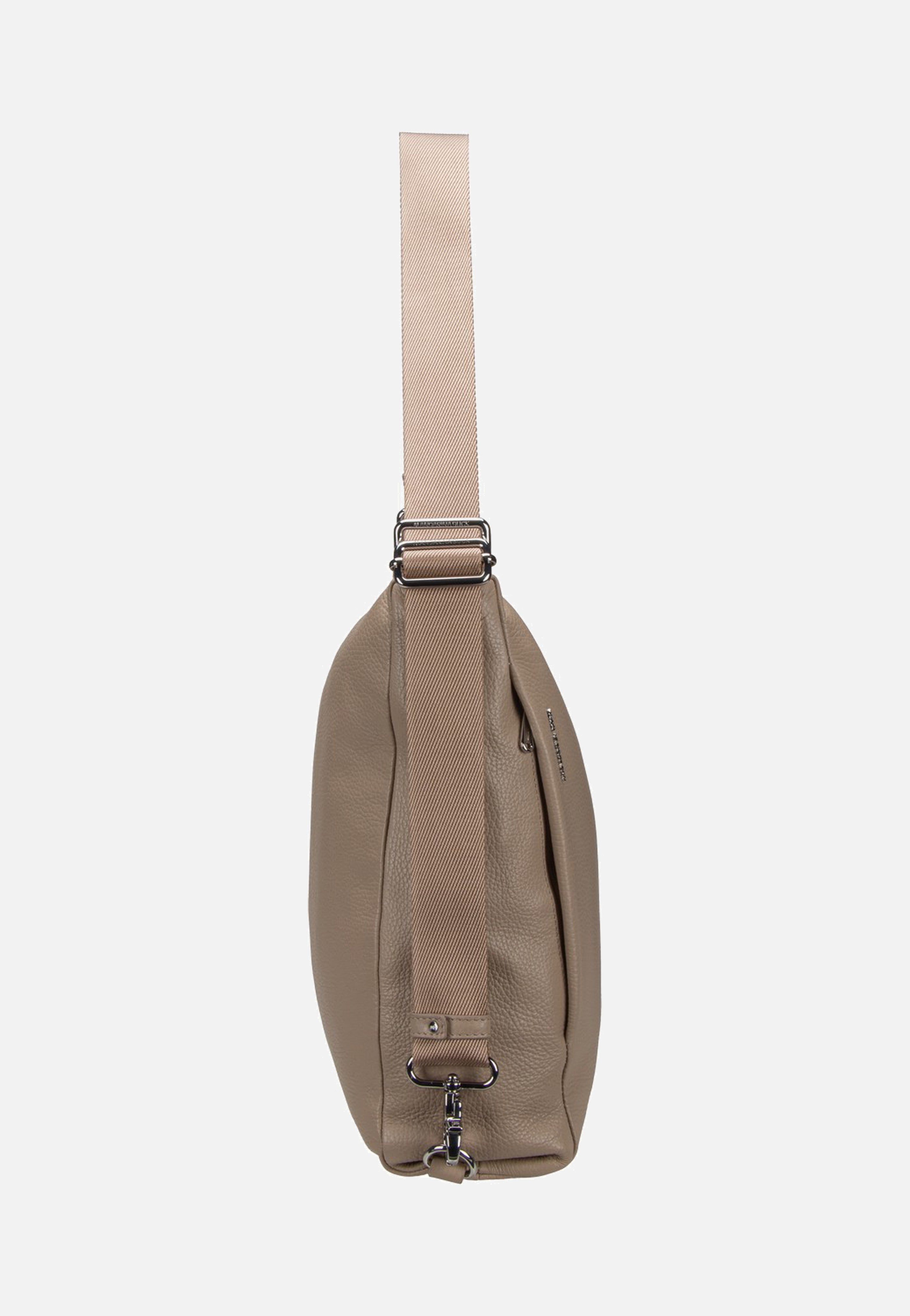 Mandarina Duck Mellow Leather Hobo FZT72 Warm Taupe Rucksack