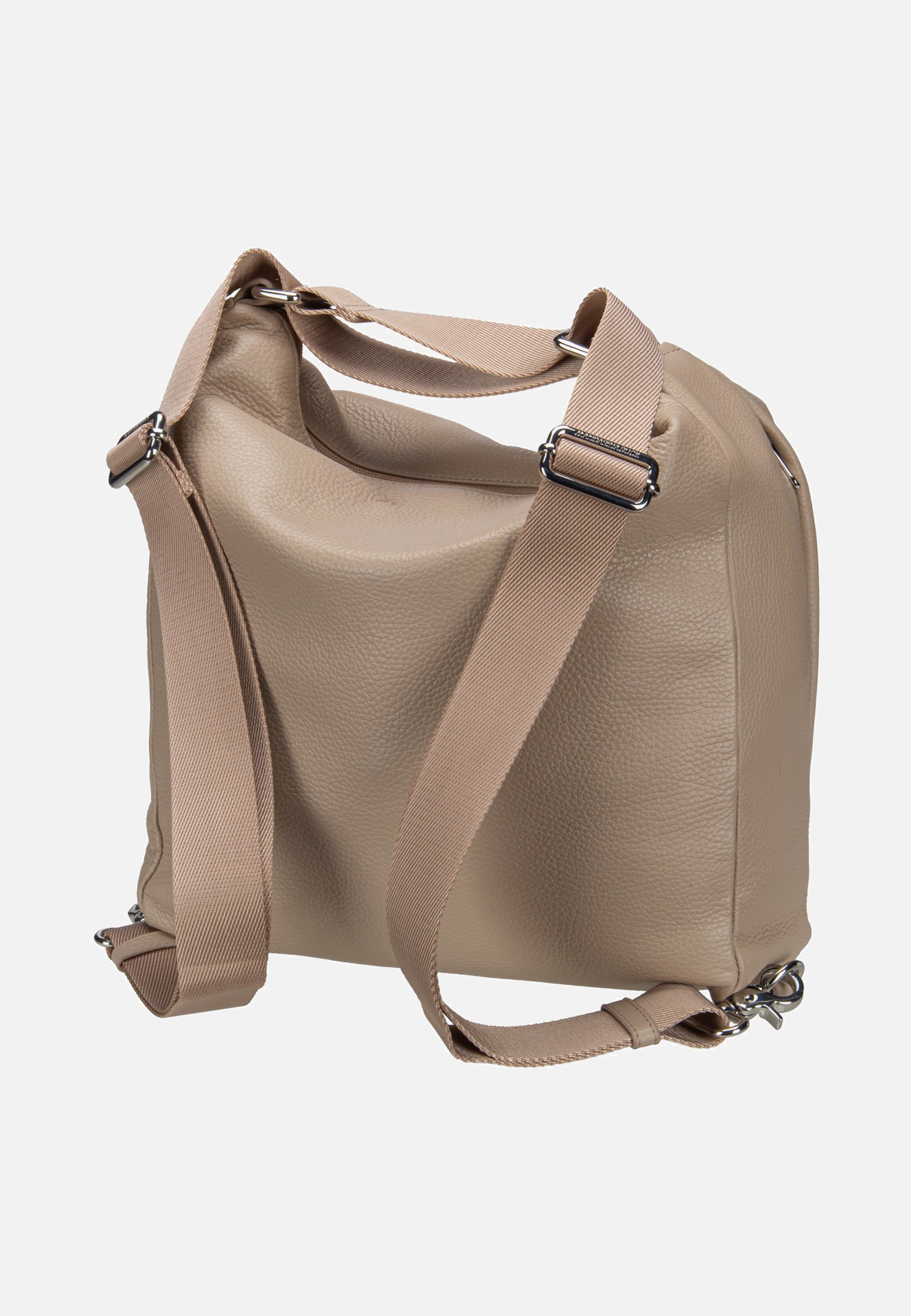 Mandarina Duck Mellow Leather Hobo FZT72 Warm Taupe Rucksack