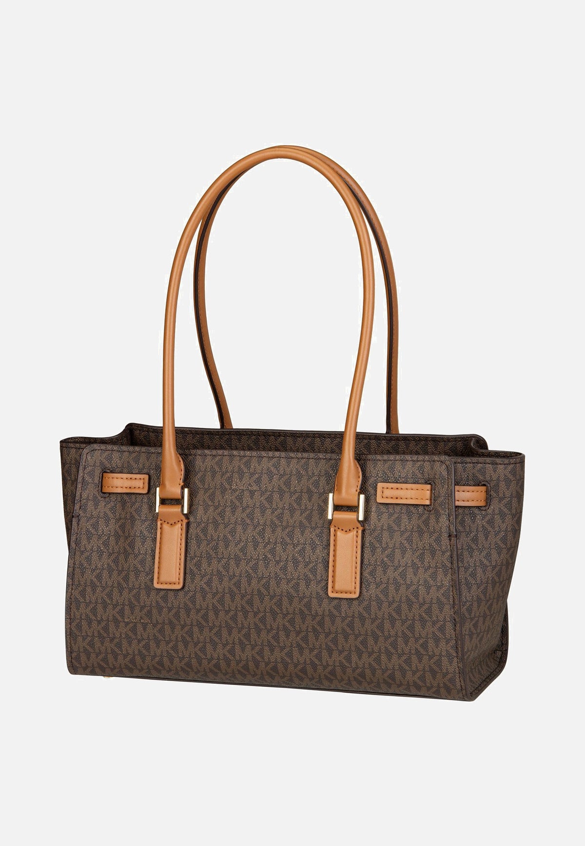 Michael Kors Hamilton SM EW Shoulder Tote MK SIG Brown/Acorn Schultertasche