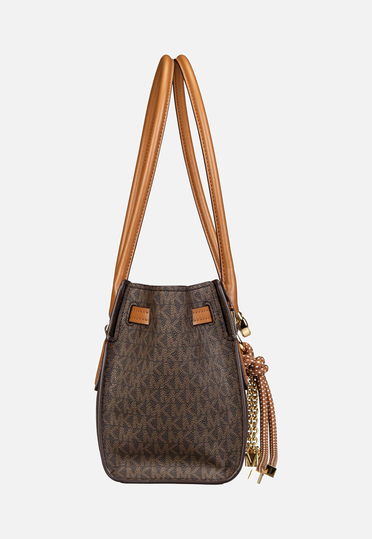 Michael Kors Hamilton SM EW Shoulder Tote MK SIG Brown/Acorn Schultertasche