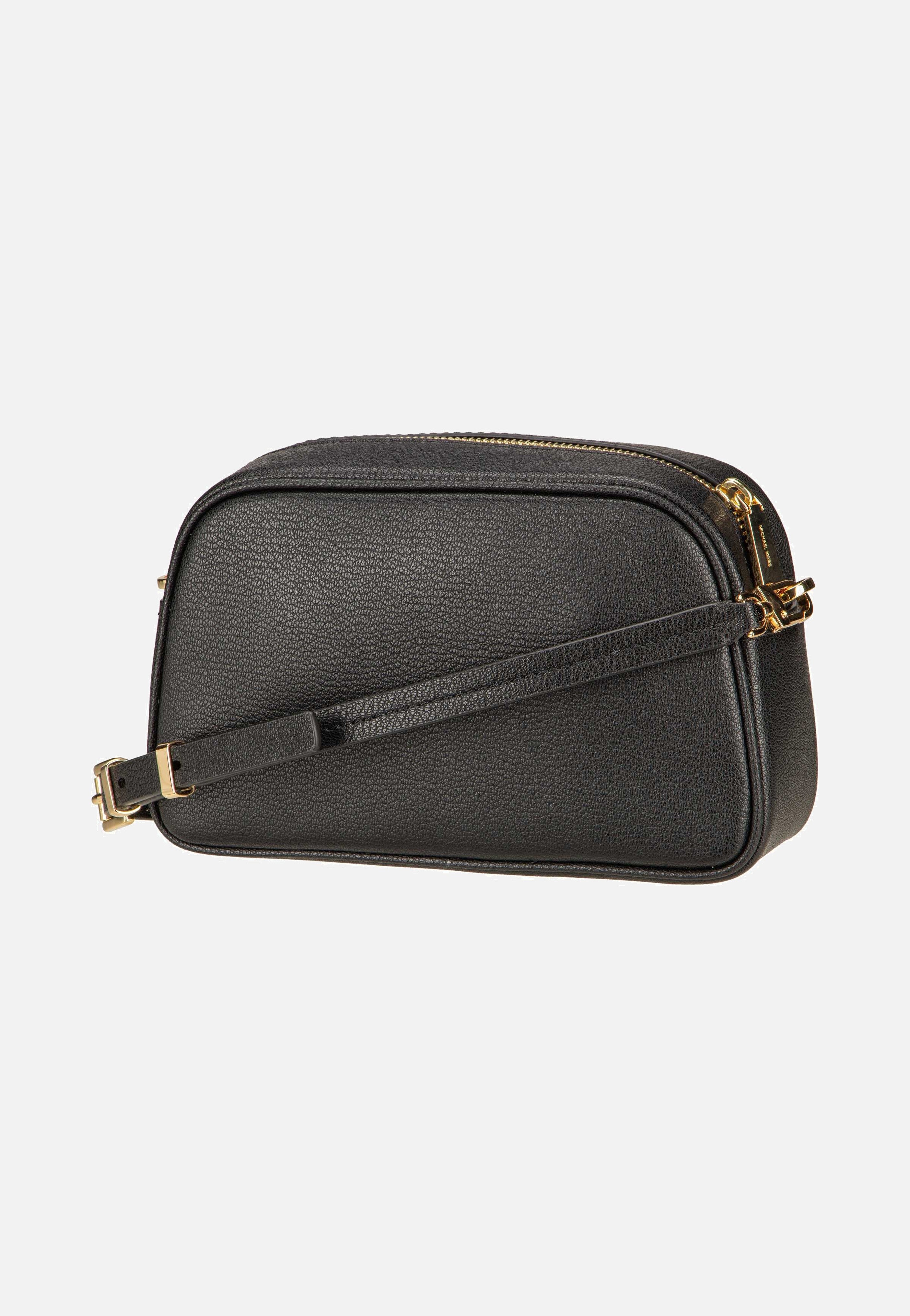Michael Kors Jet Set SM Camera XBody Solid Embossed Black Umhängetasche