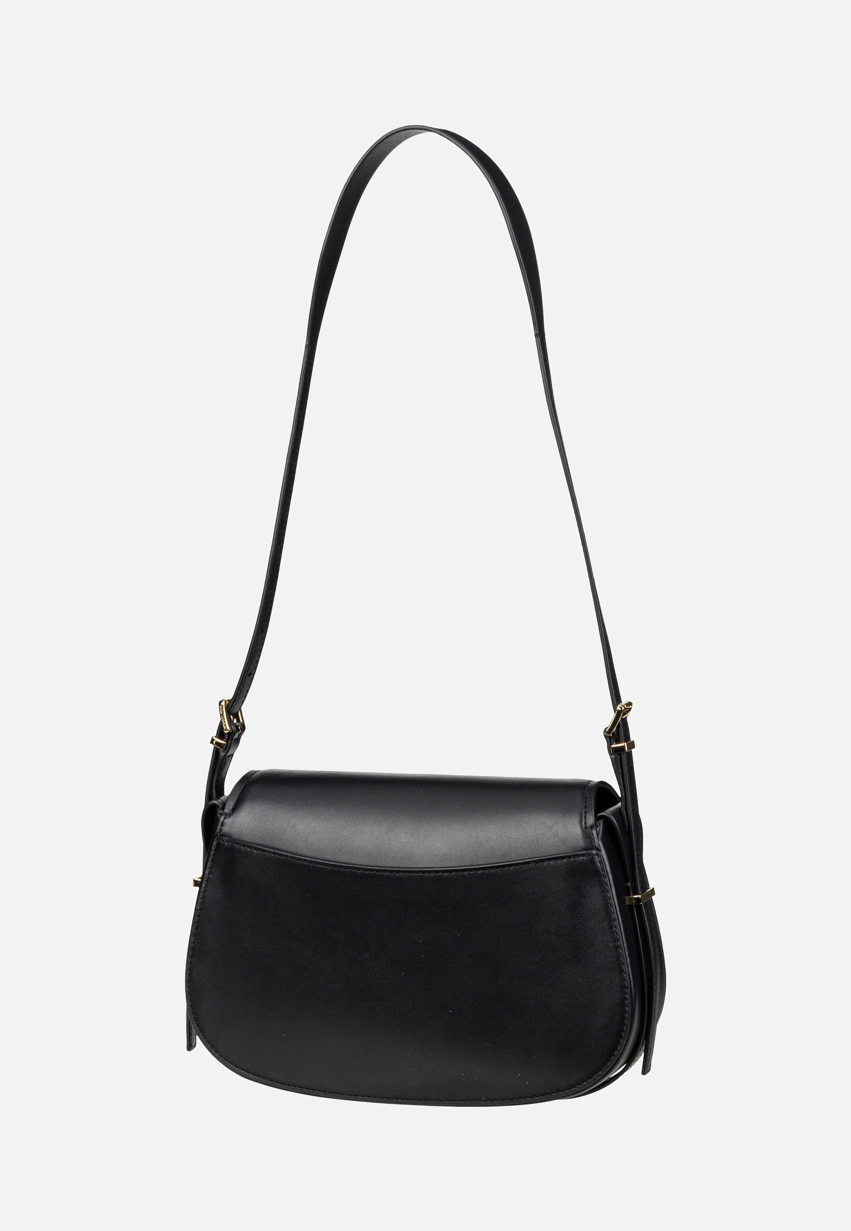 Michael Kors Lydia MD Flap Black Schultertasche