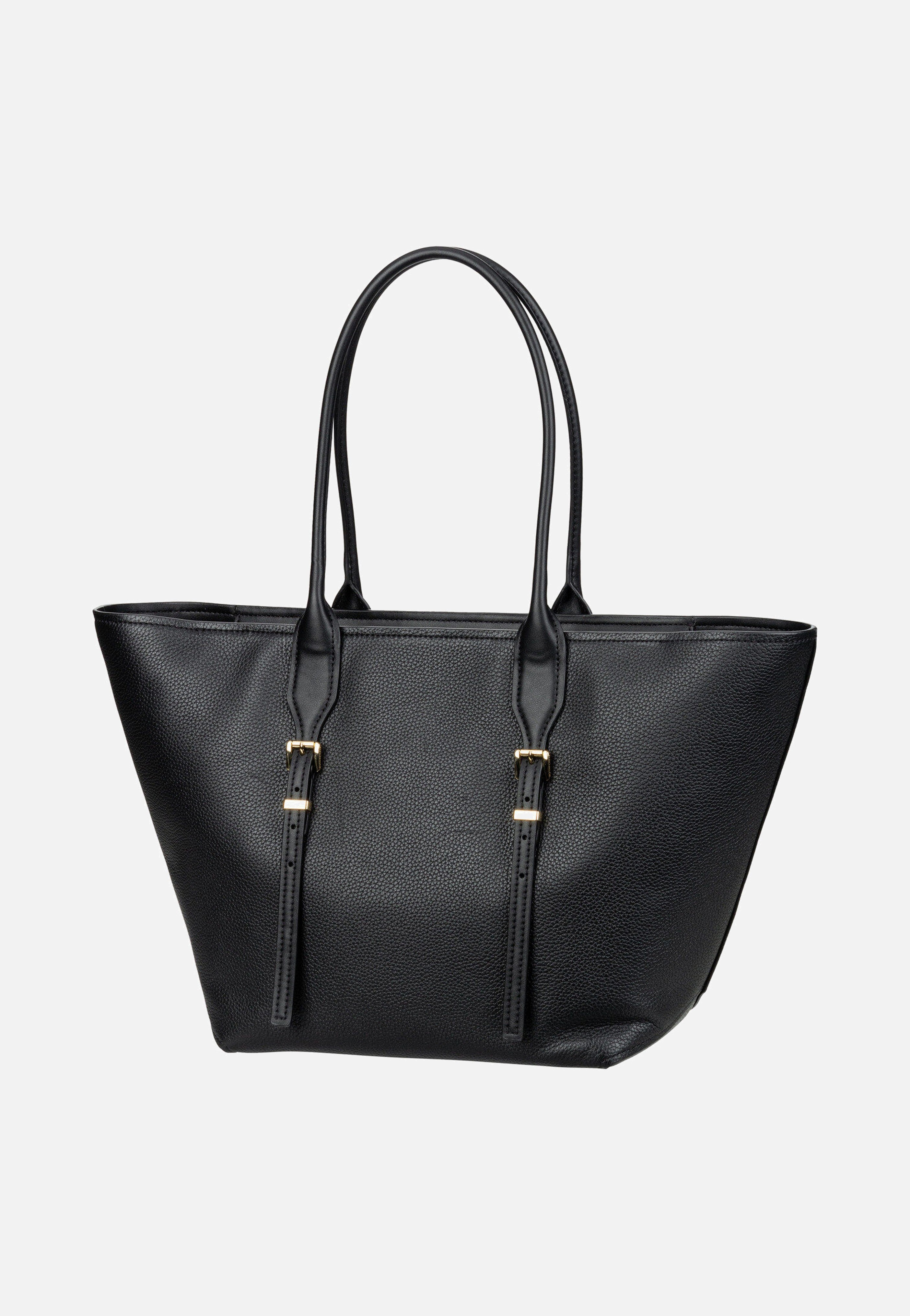 Michael Kors Moore LG Buckle Black Shopper