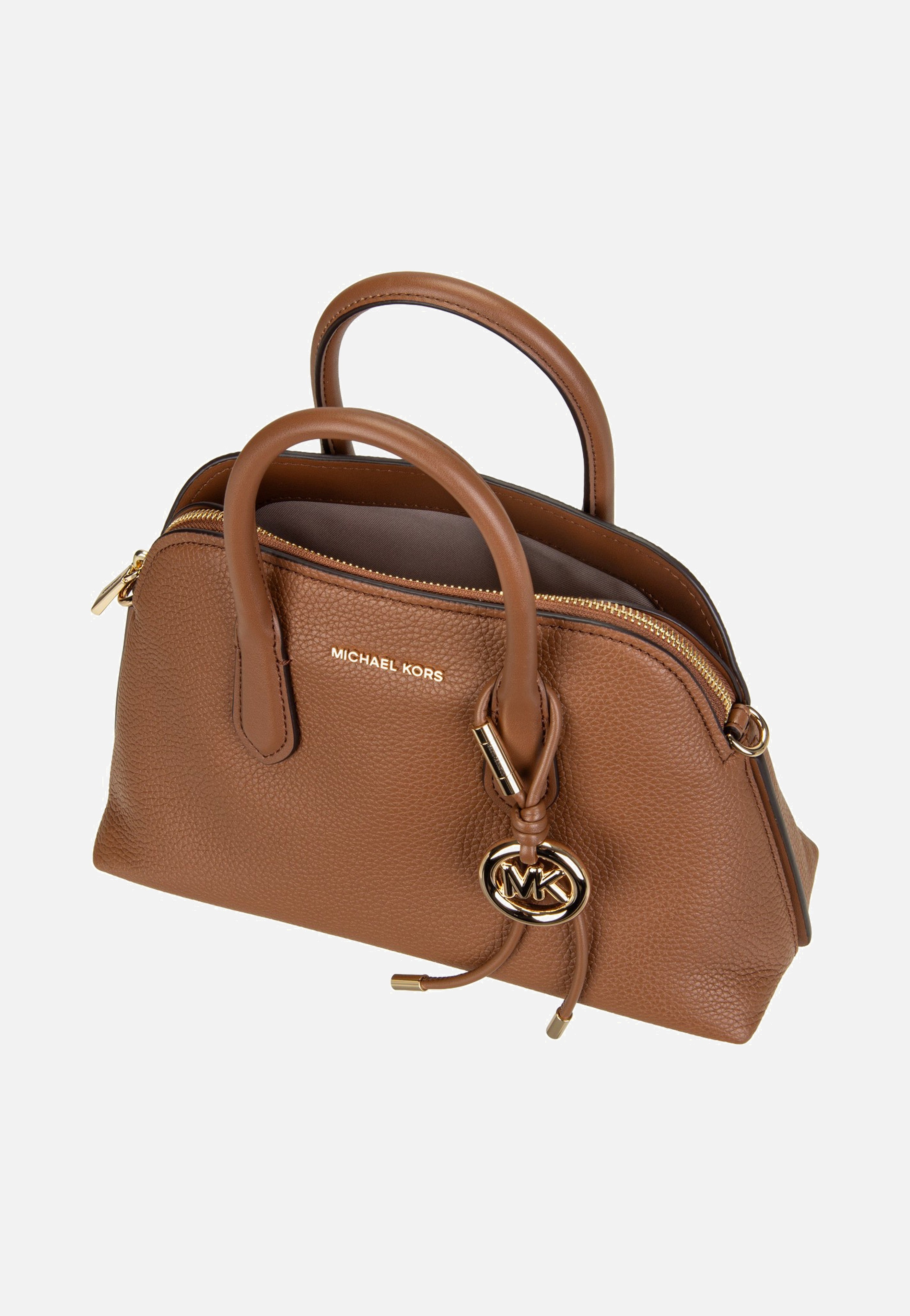 Michael Kors Freddie Medium Dome Chn Stchl Luggage Handle Bag