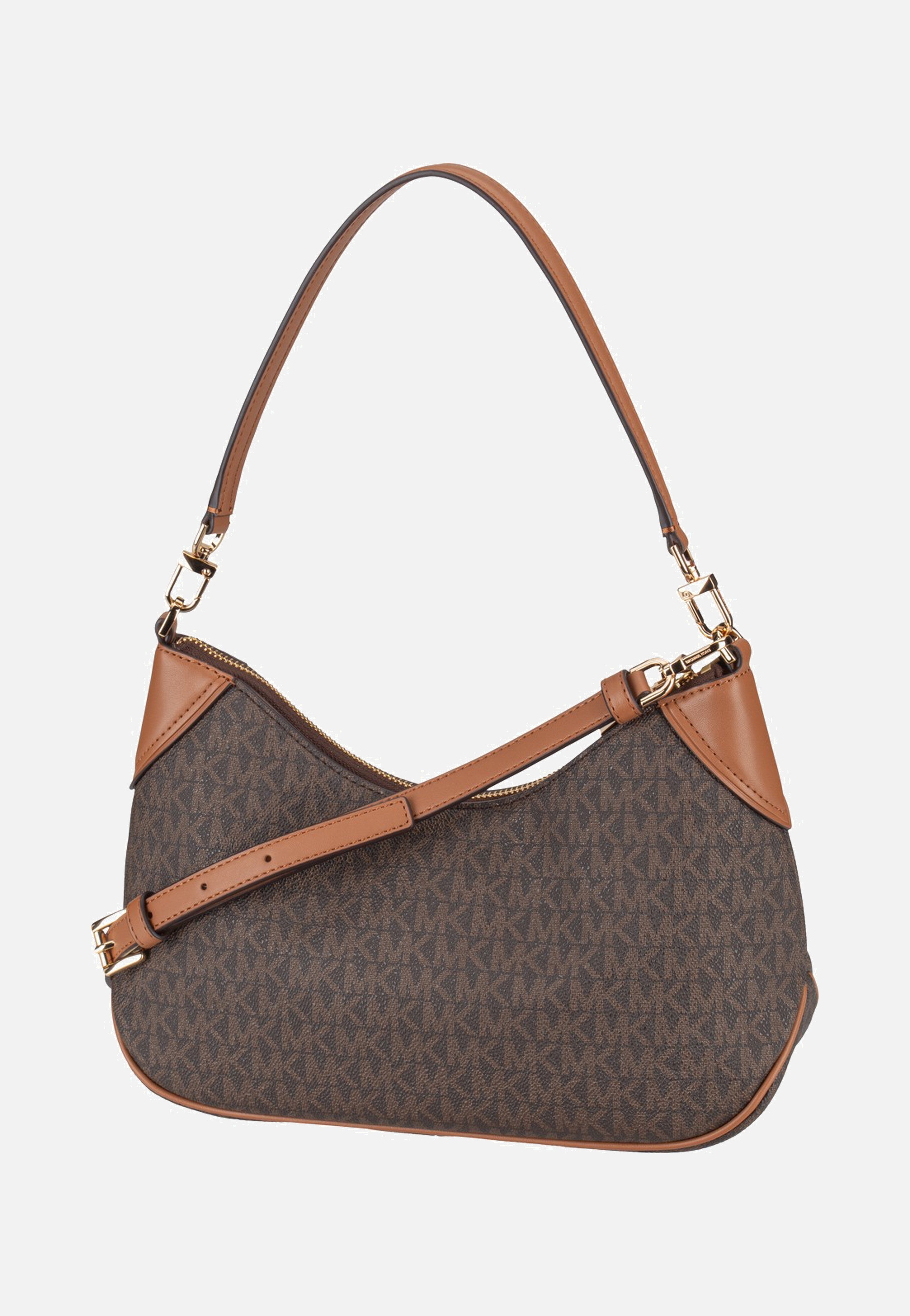 Michael Kors Jet Set MD Conv Pouchette Xbody Brown/Acorn Schultertasche