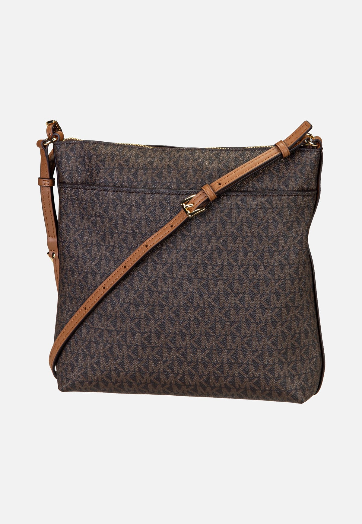 Michael Kors Jet Set Travel LG Ns Tz Xbody Brown/Acorn Crossbody Bag