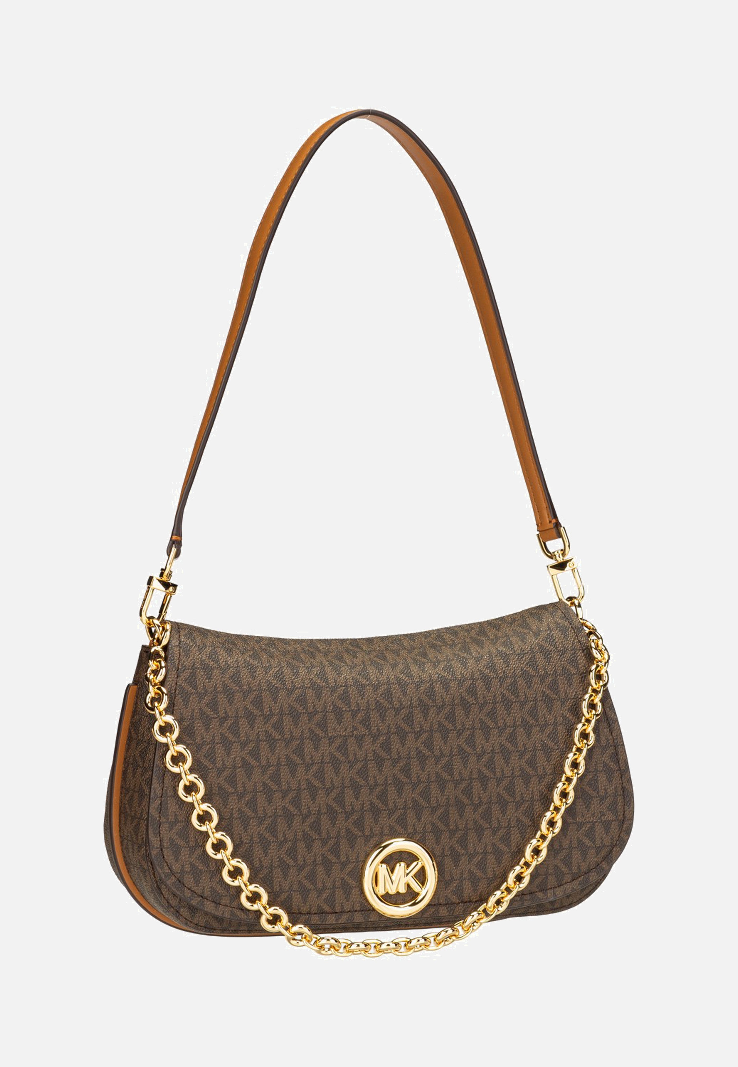 Michael Kors Nolita MD Chain Conv Brown/Acorn Schultertasche