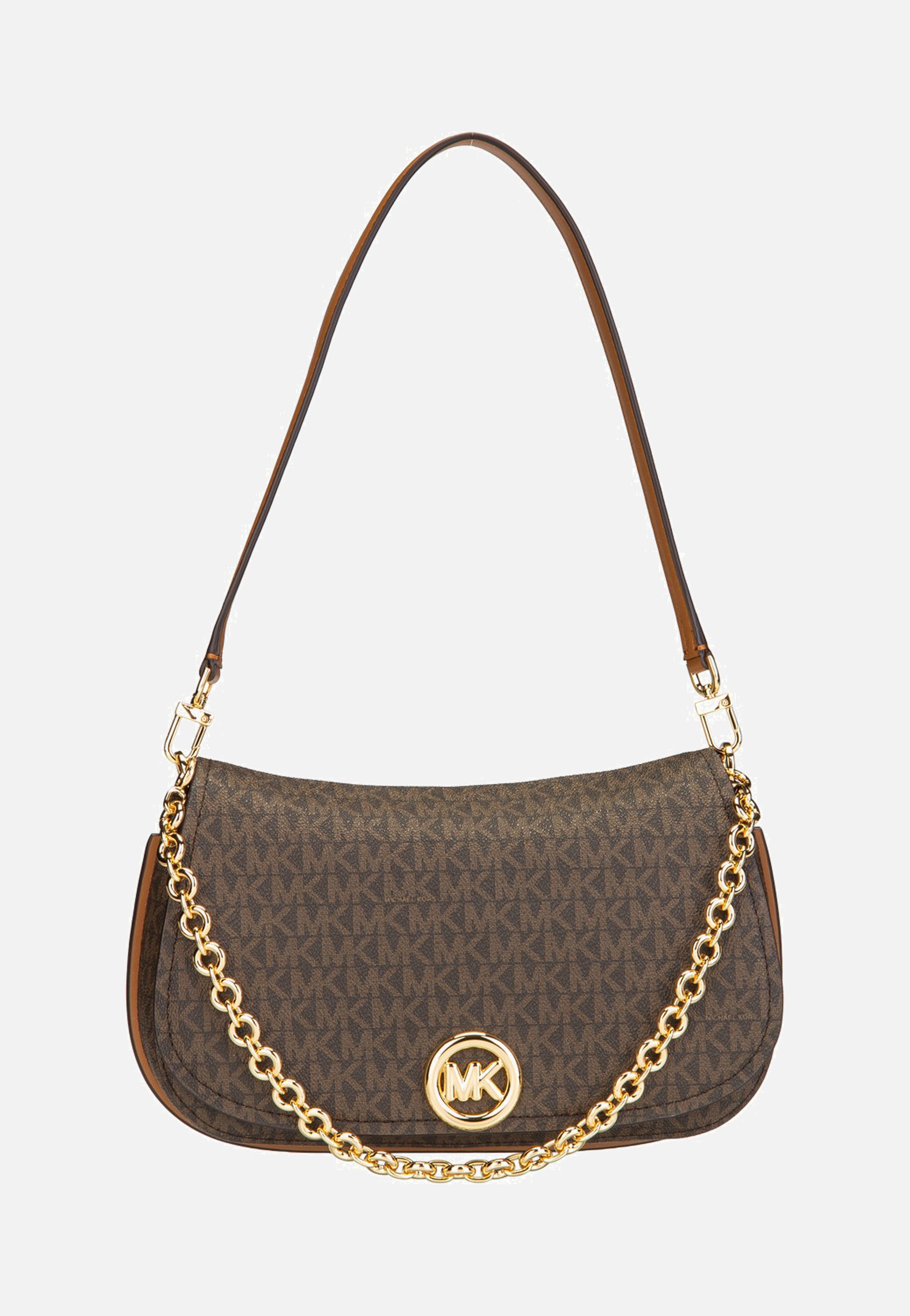 Michael Kors Nolita MD Chain Conv Brown/Acorn Schultertasche