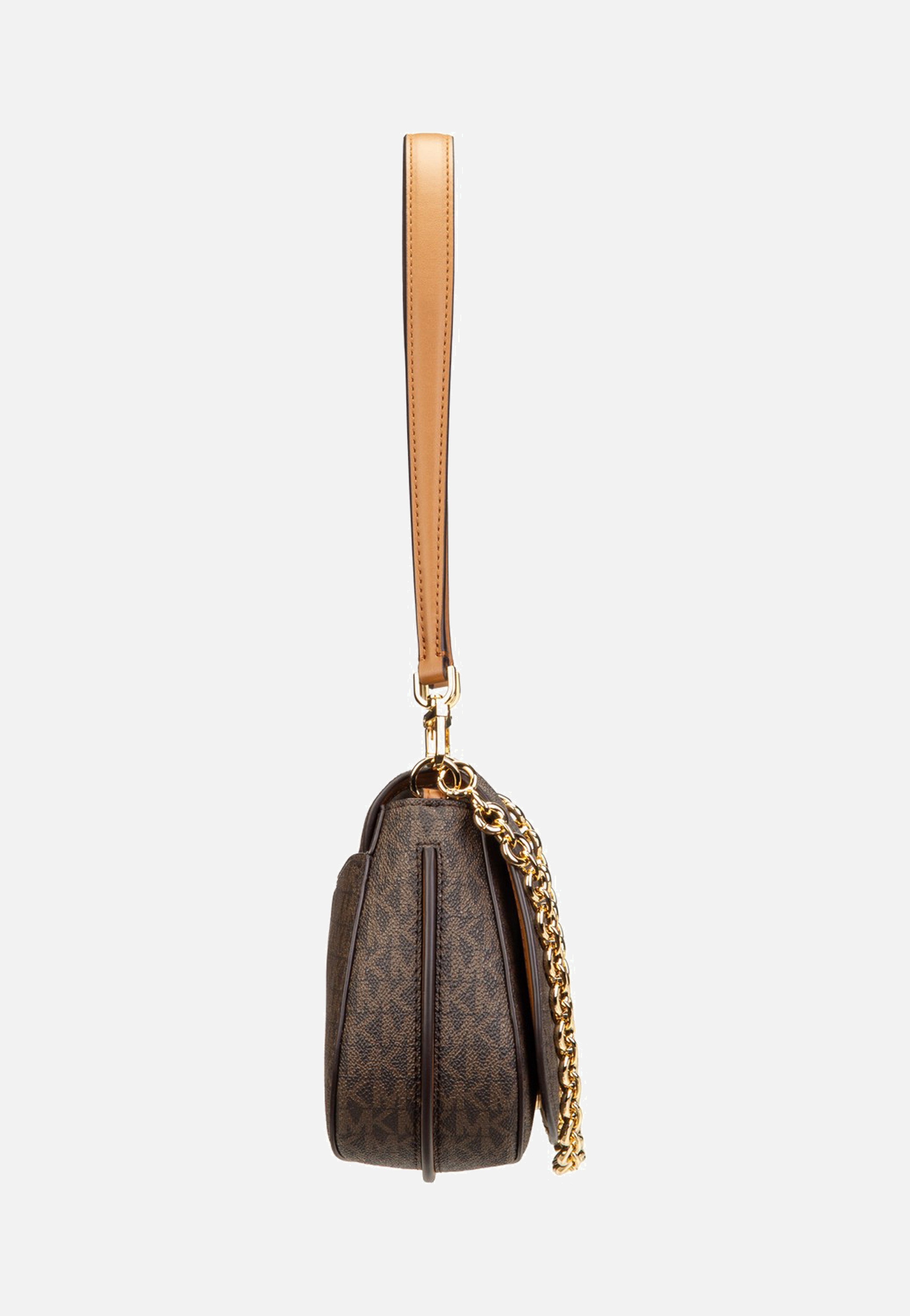 Michael Kors Nolita MD Chain Conv Brown/Acorn Schultertasche