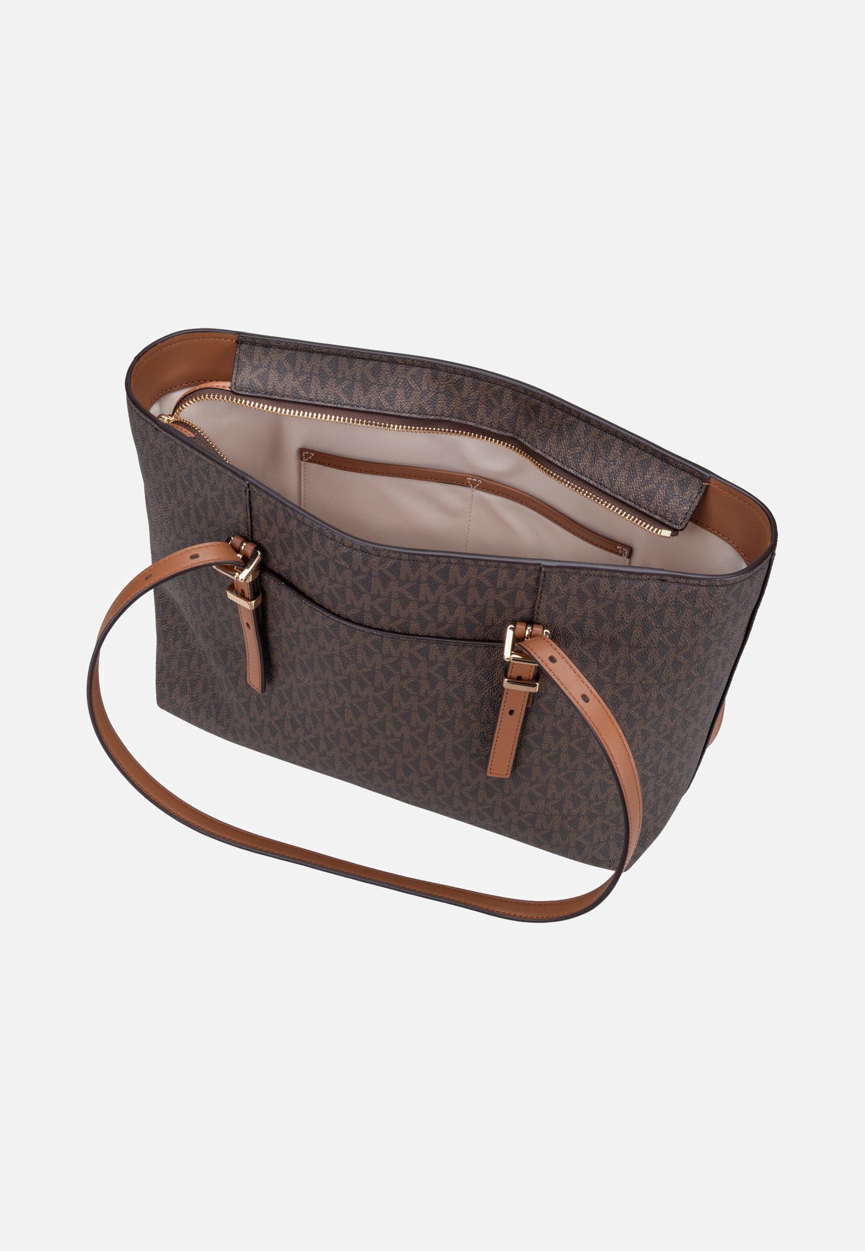 Michael Kors Quinn MD Ew Tz Tote Brown/Acorn Shopper