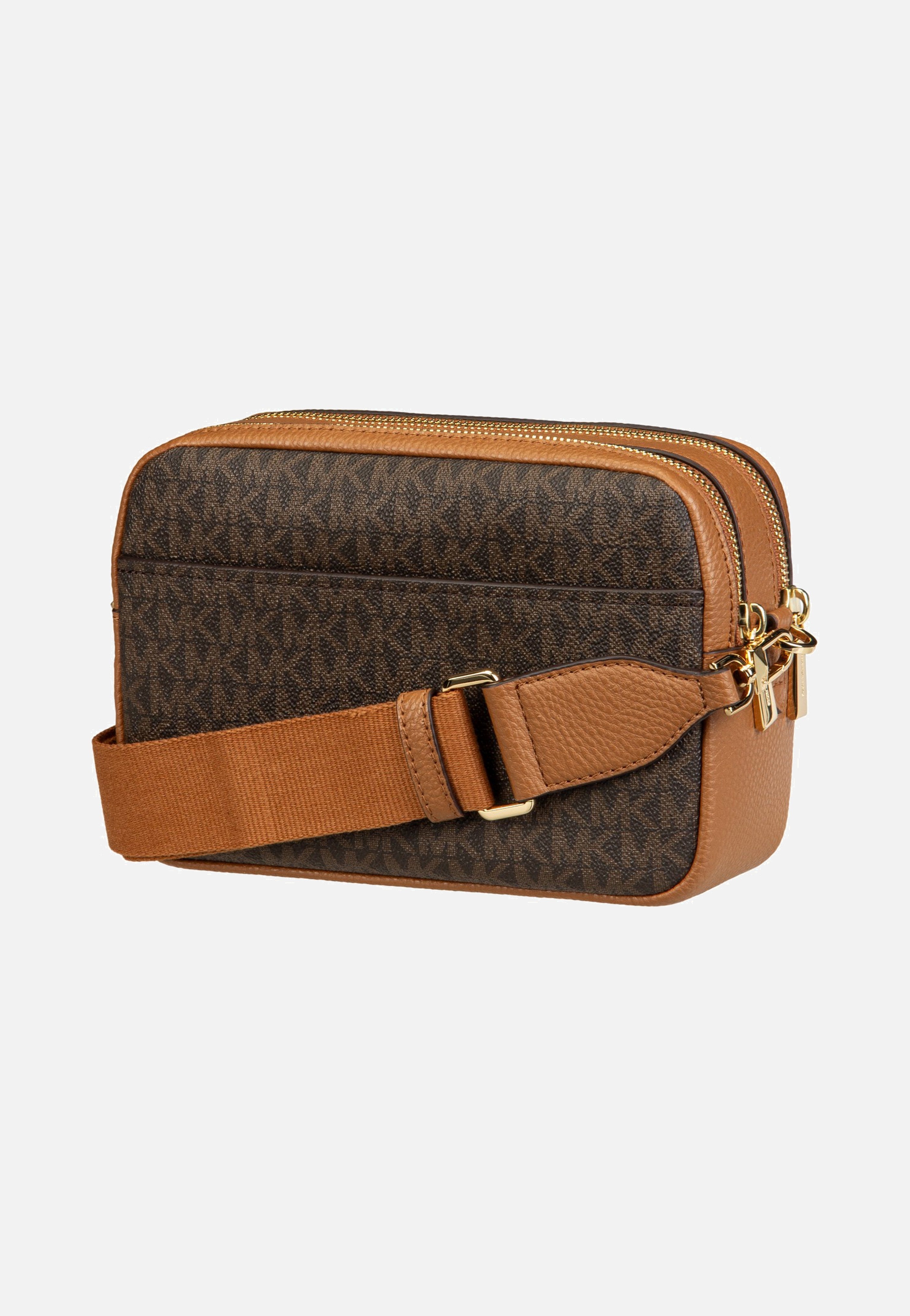 Michael Kors Bryant MD Double Zip Chain Cam Brown/Acorn Umhängetasche