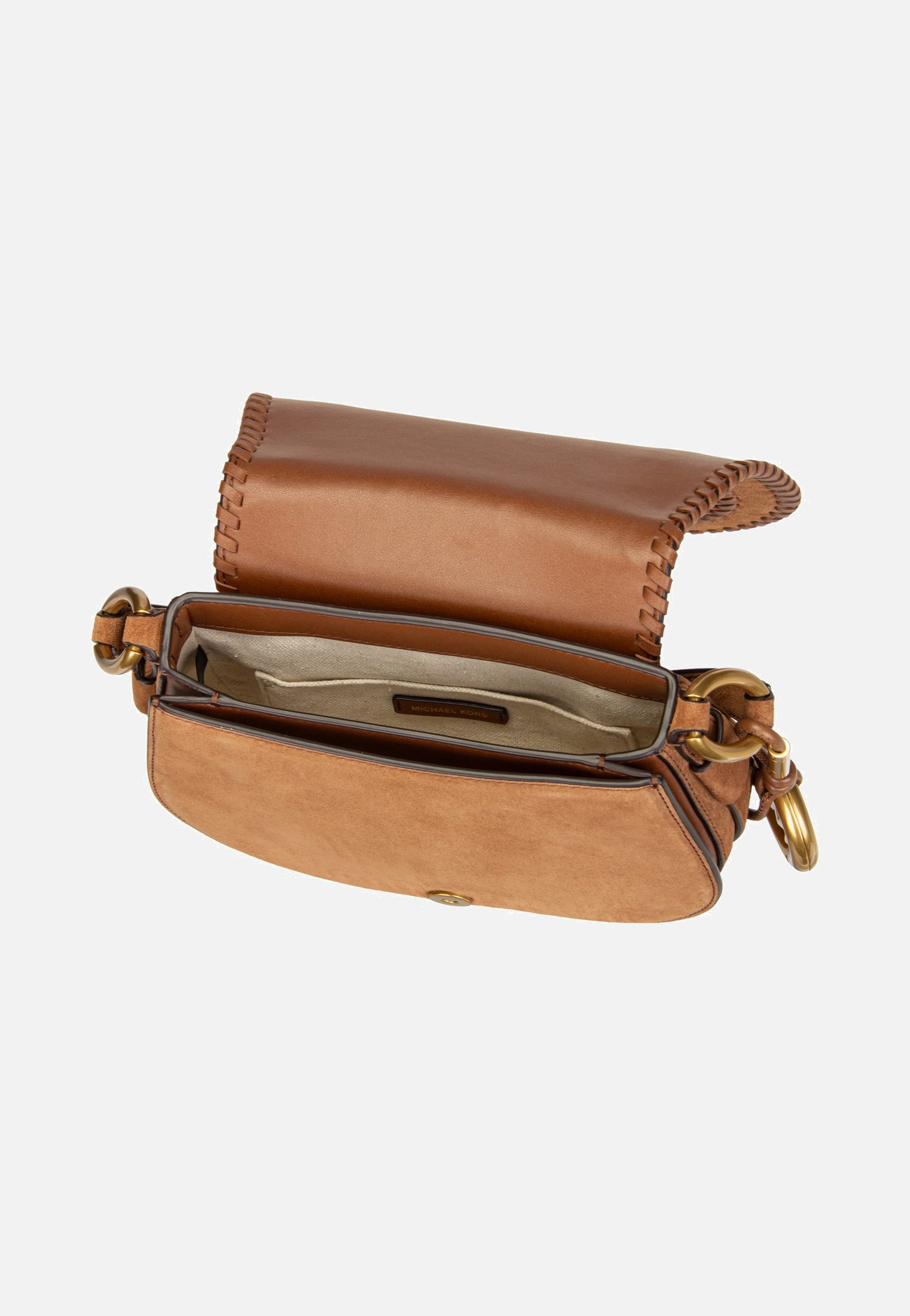 Michael Kors Josie MD Saddle Flap Luggage Saddle Bag