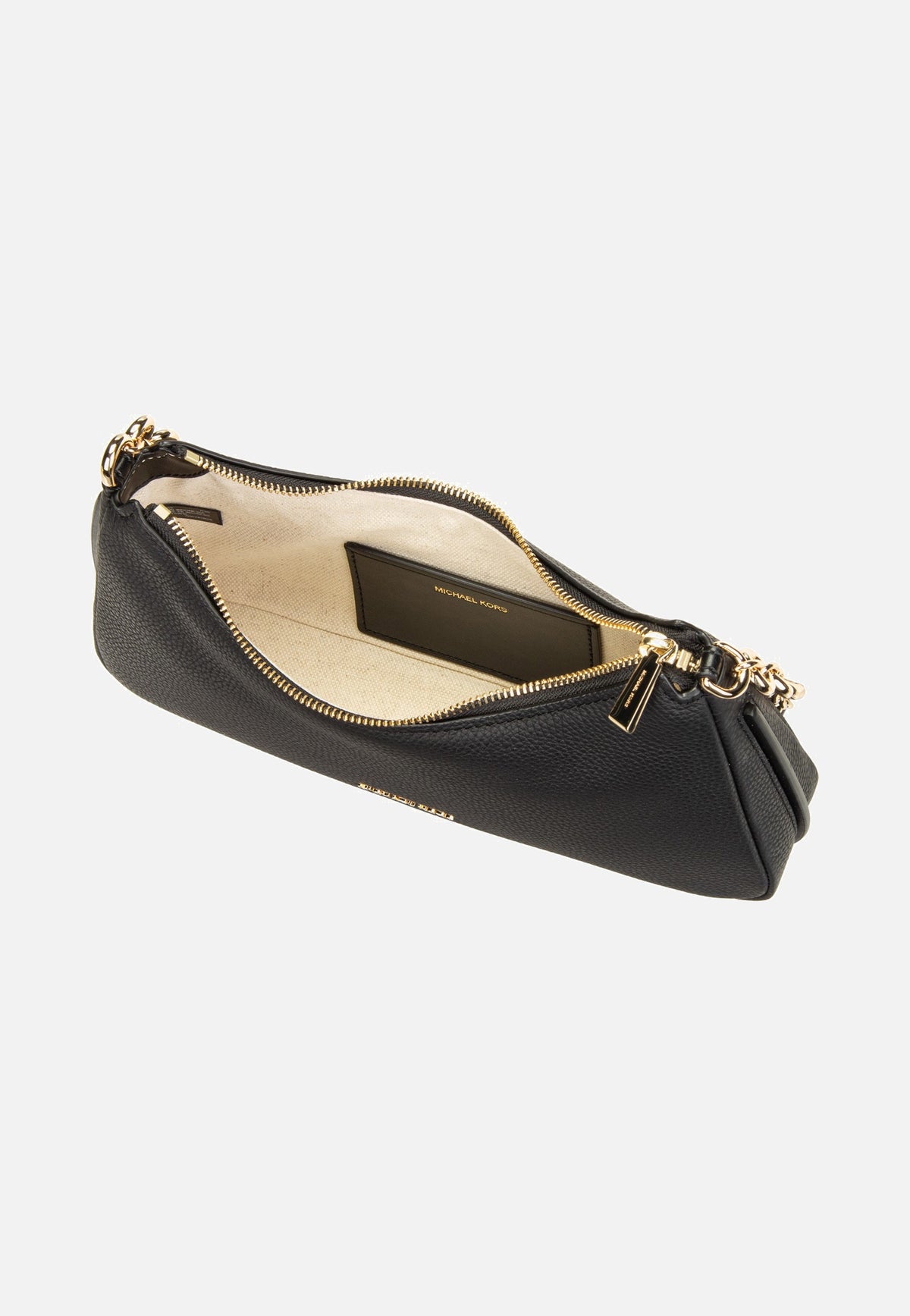Michael Kors Nolita MD Chain Pouchette Black Evening Bag