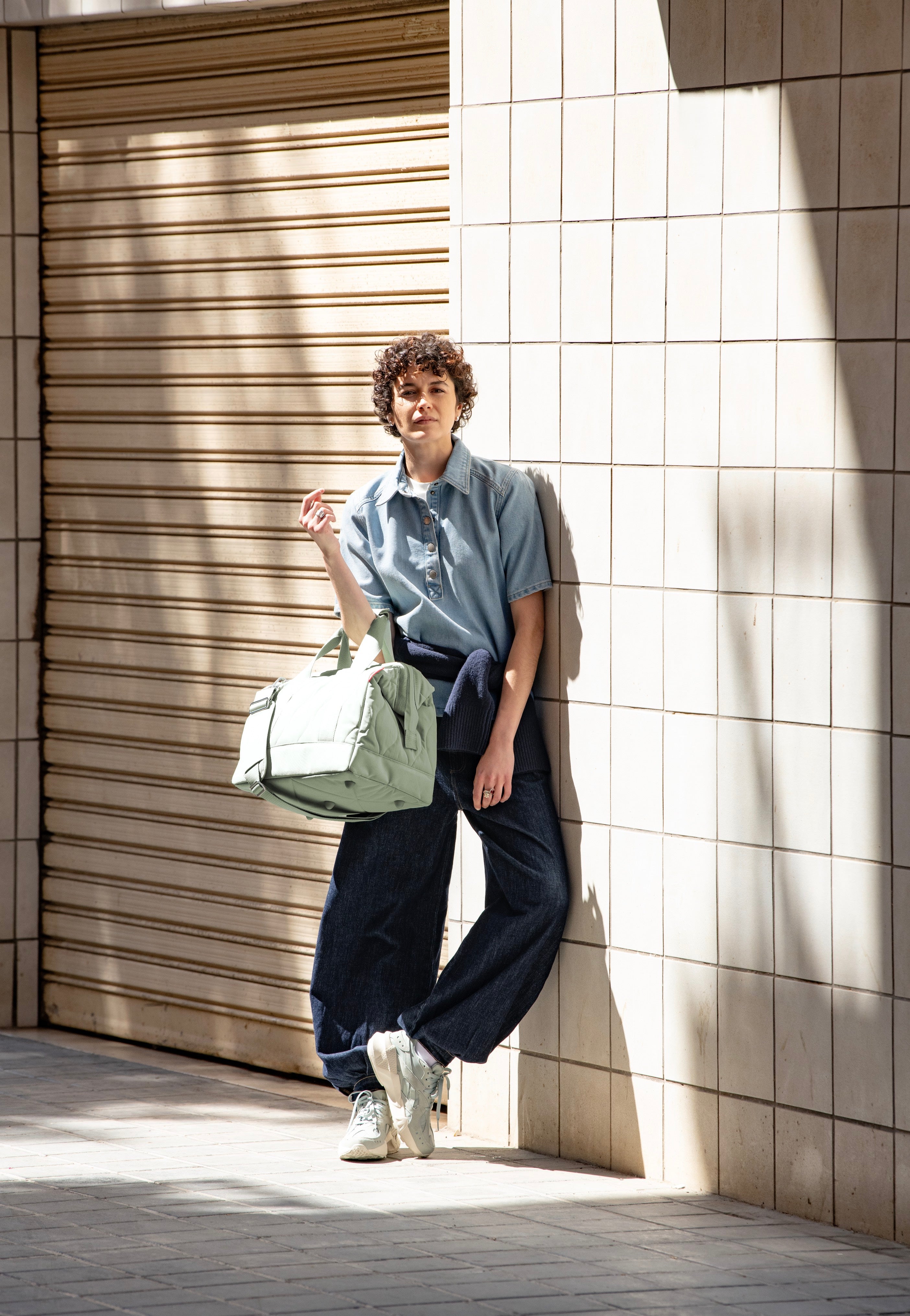 reisenthel Allrounder M Puffer Iced Matcha Dufflebag